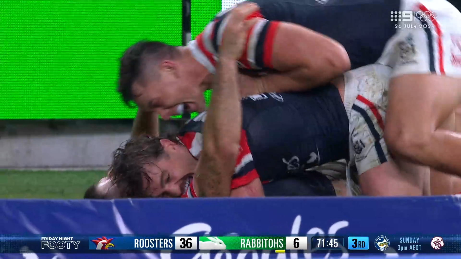 Tedesco finishes off Roosters thriller