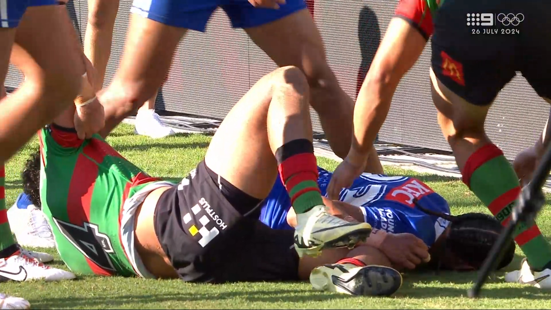 Addo-Carr knocked out after Latrell collision