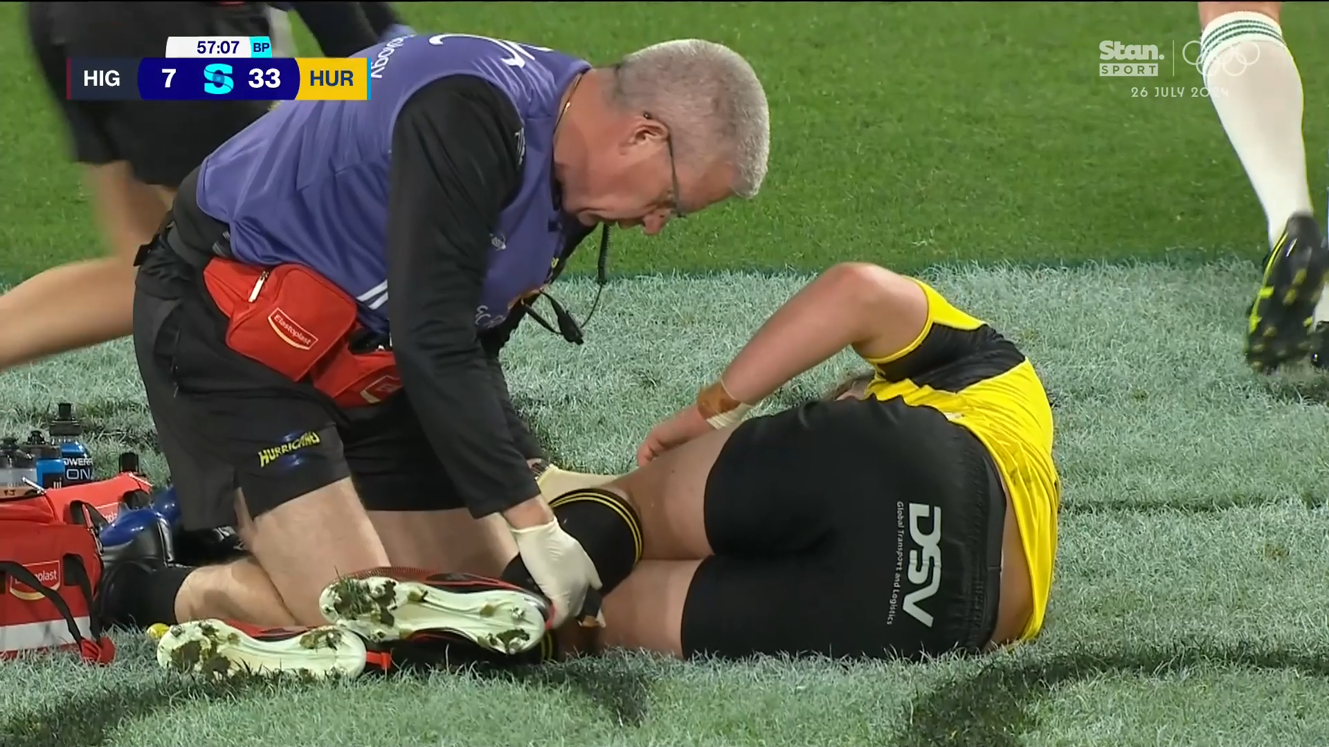 All Blacks star's horror injury