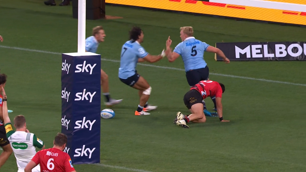 Waratahs charge-down nets unlikely try