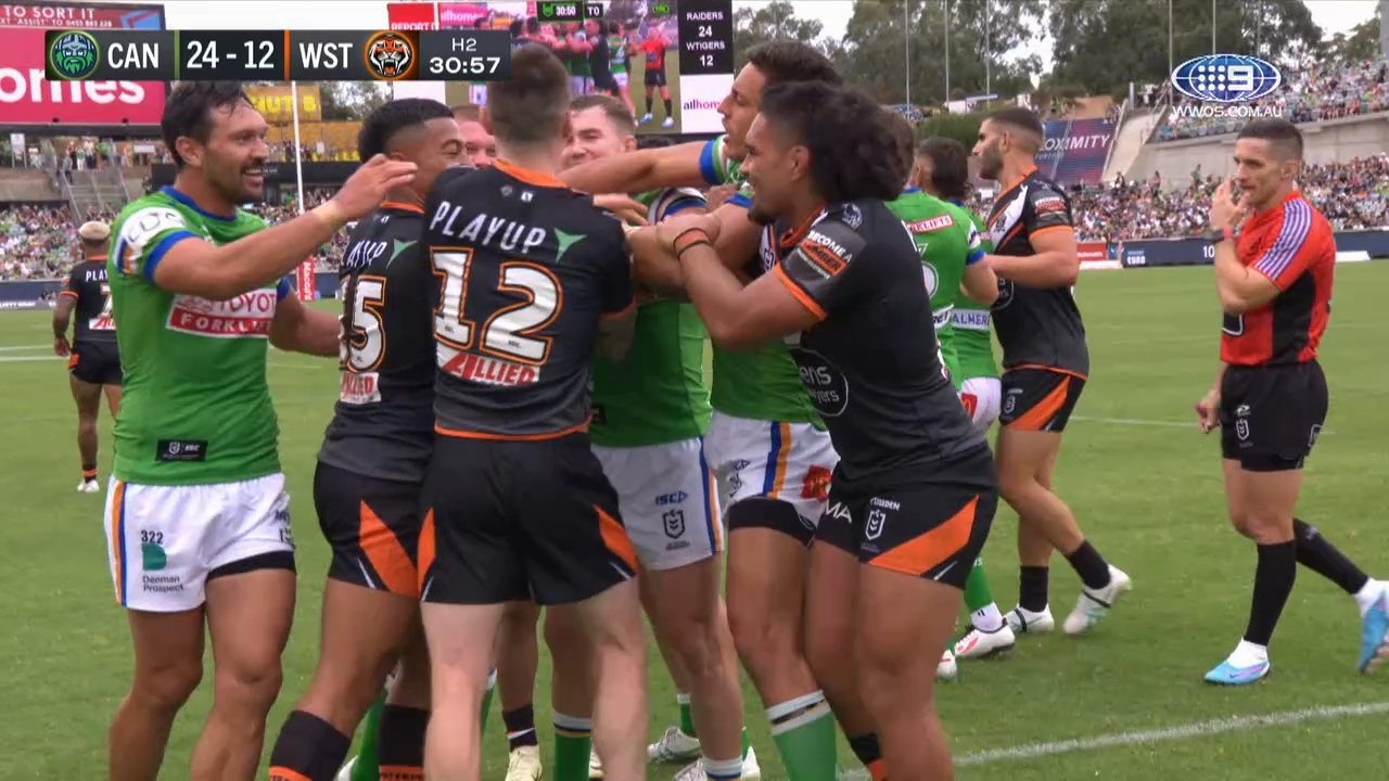 NRL Highlights: Raiders v Tigers - Round 2