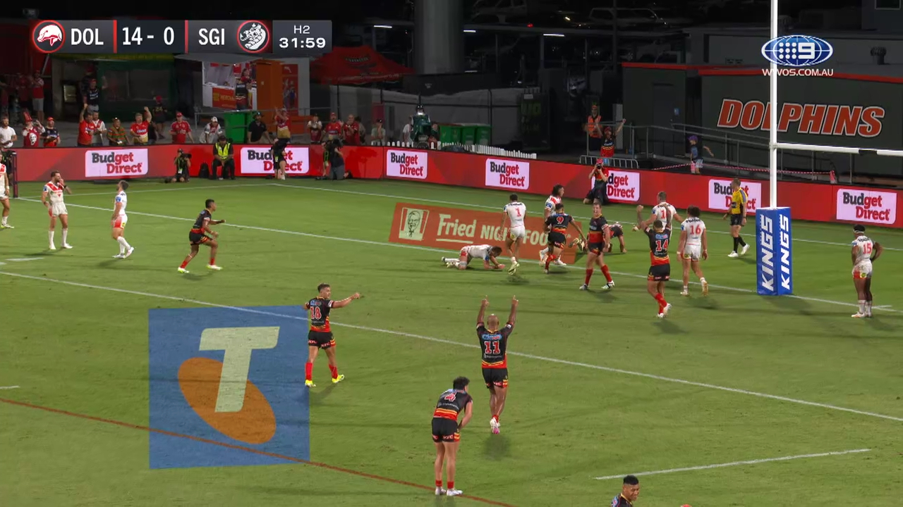 NRL Highlights: Dolphins v Dragons - Round 2