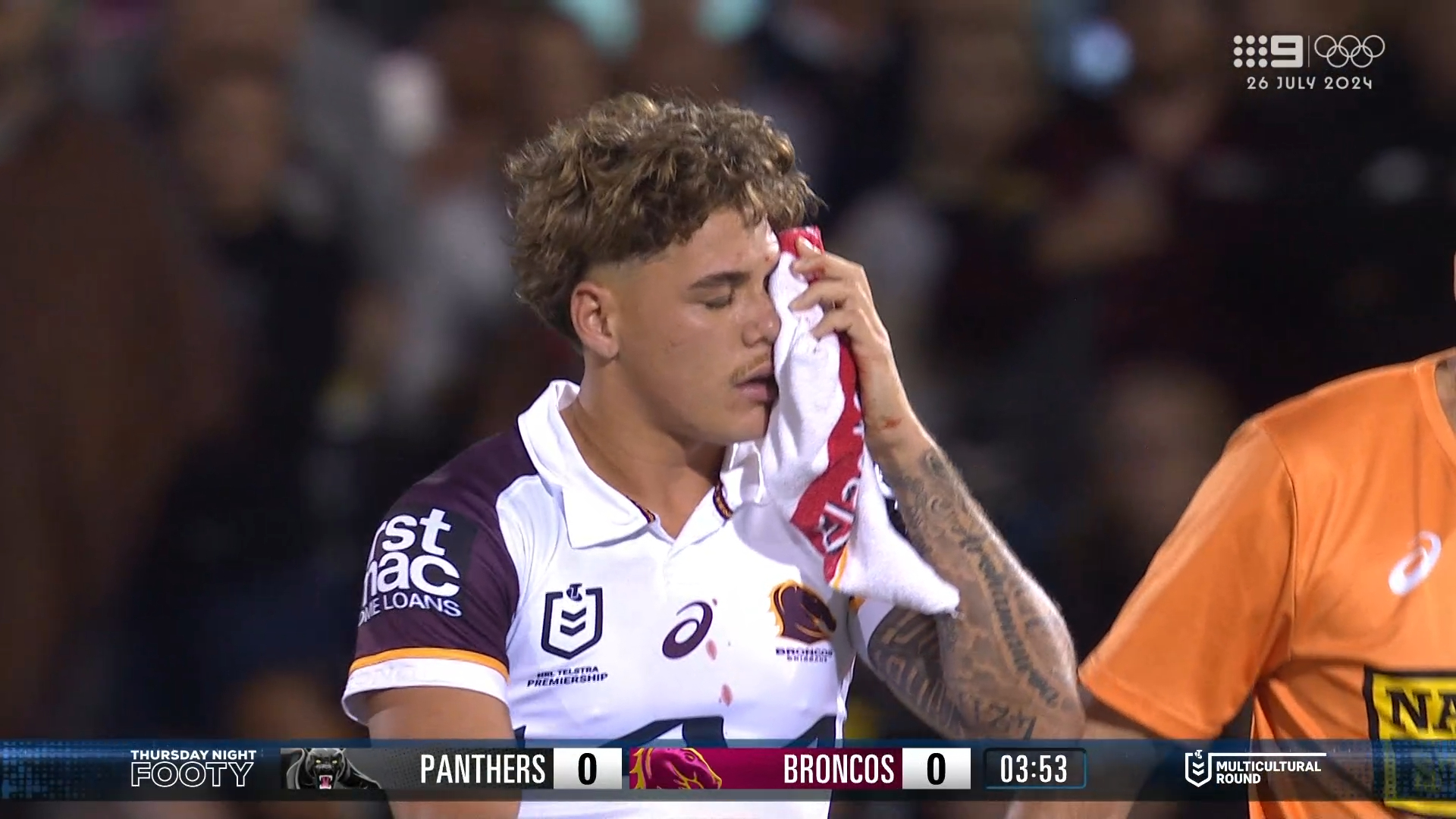 Walsh injured in heavy collision