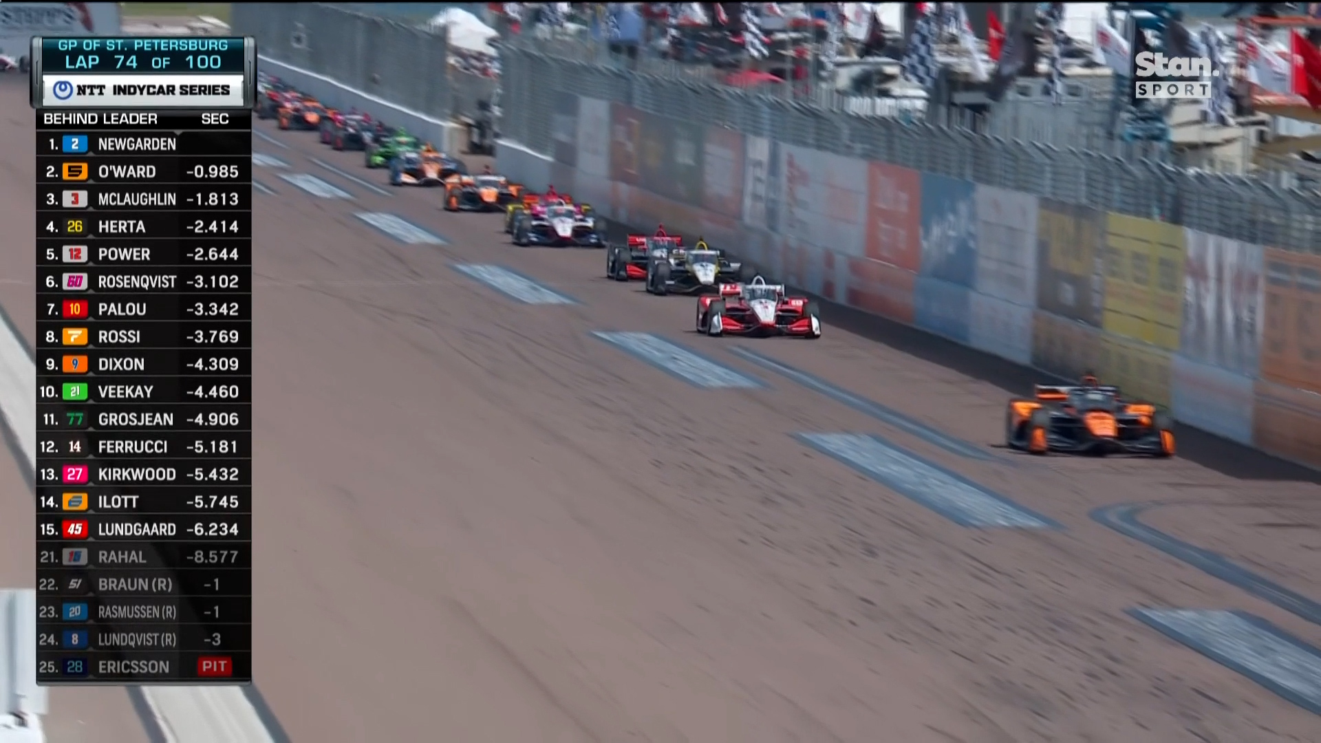 Scott McLaughlin's Supercars-inspired pass for IndyCar podium