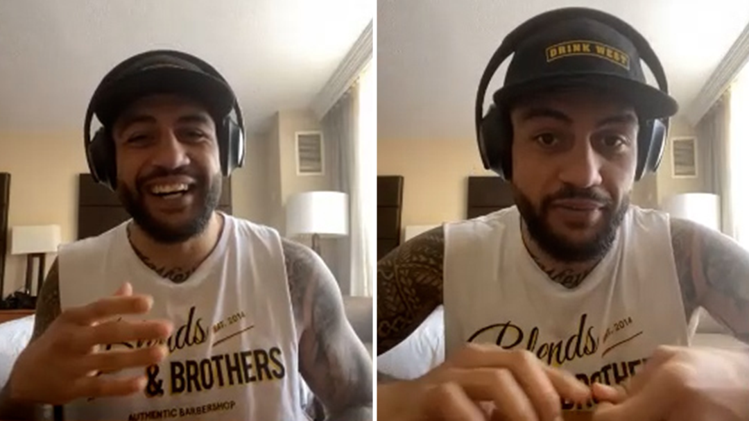 Australian UFC star's emotional ride after comeback win