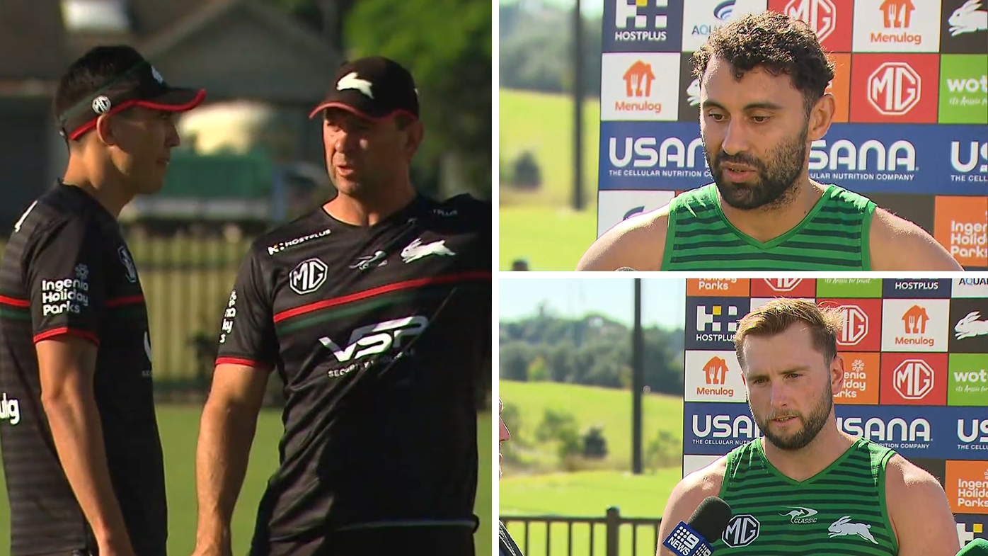 Souths players quizzed on coach's future