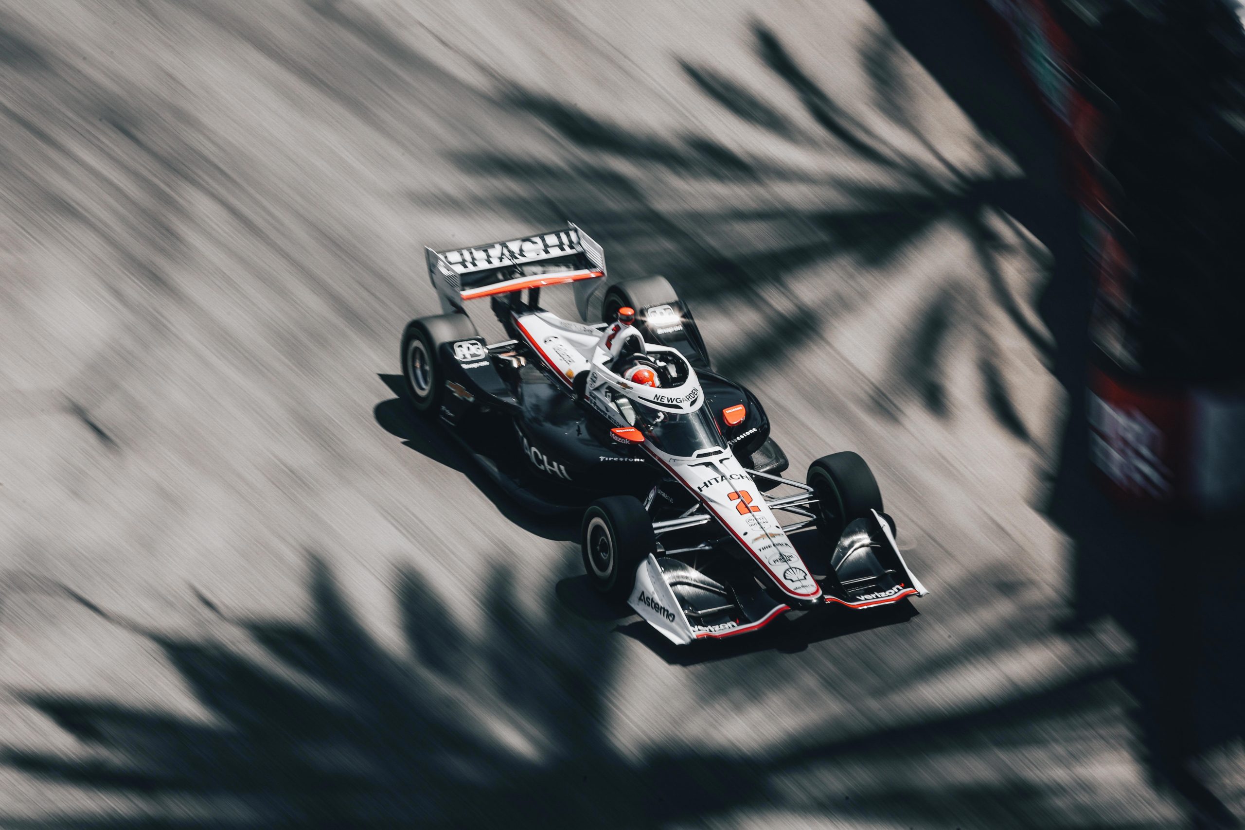 Josef Newgarden finished fourth in the Grand Prix of Long Beach.