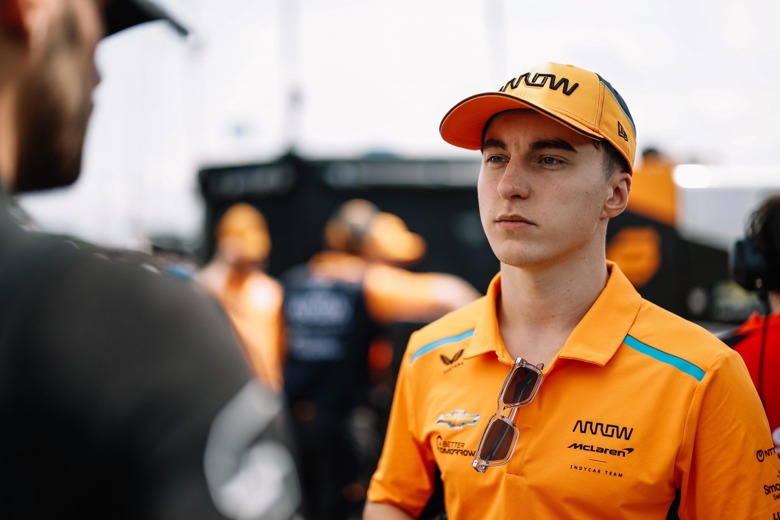 David Malukas attended events with McLaren despite not being able to drive.