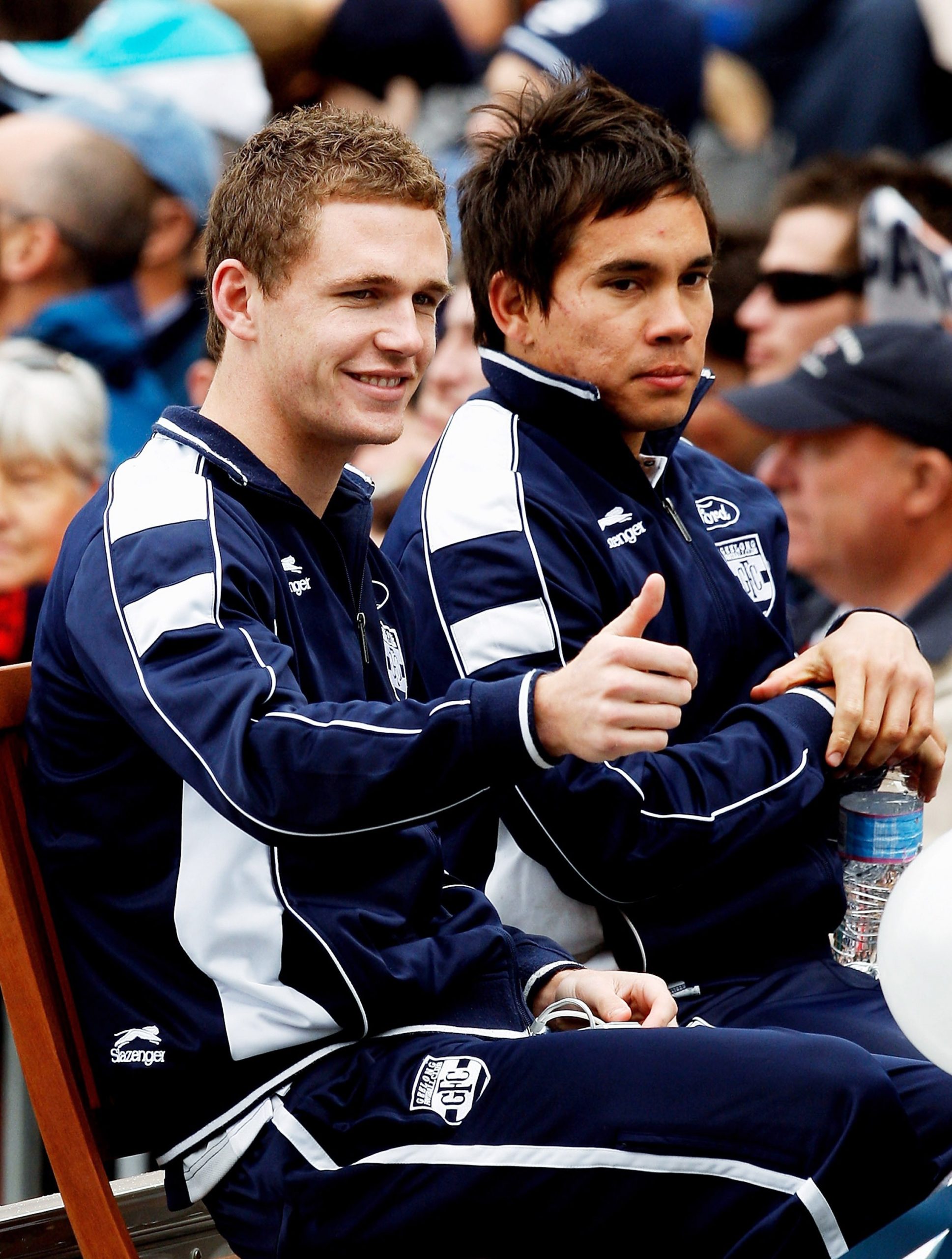 Joel Selwood starred in his first season for the Cats.