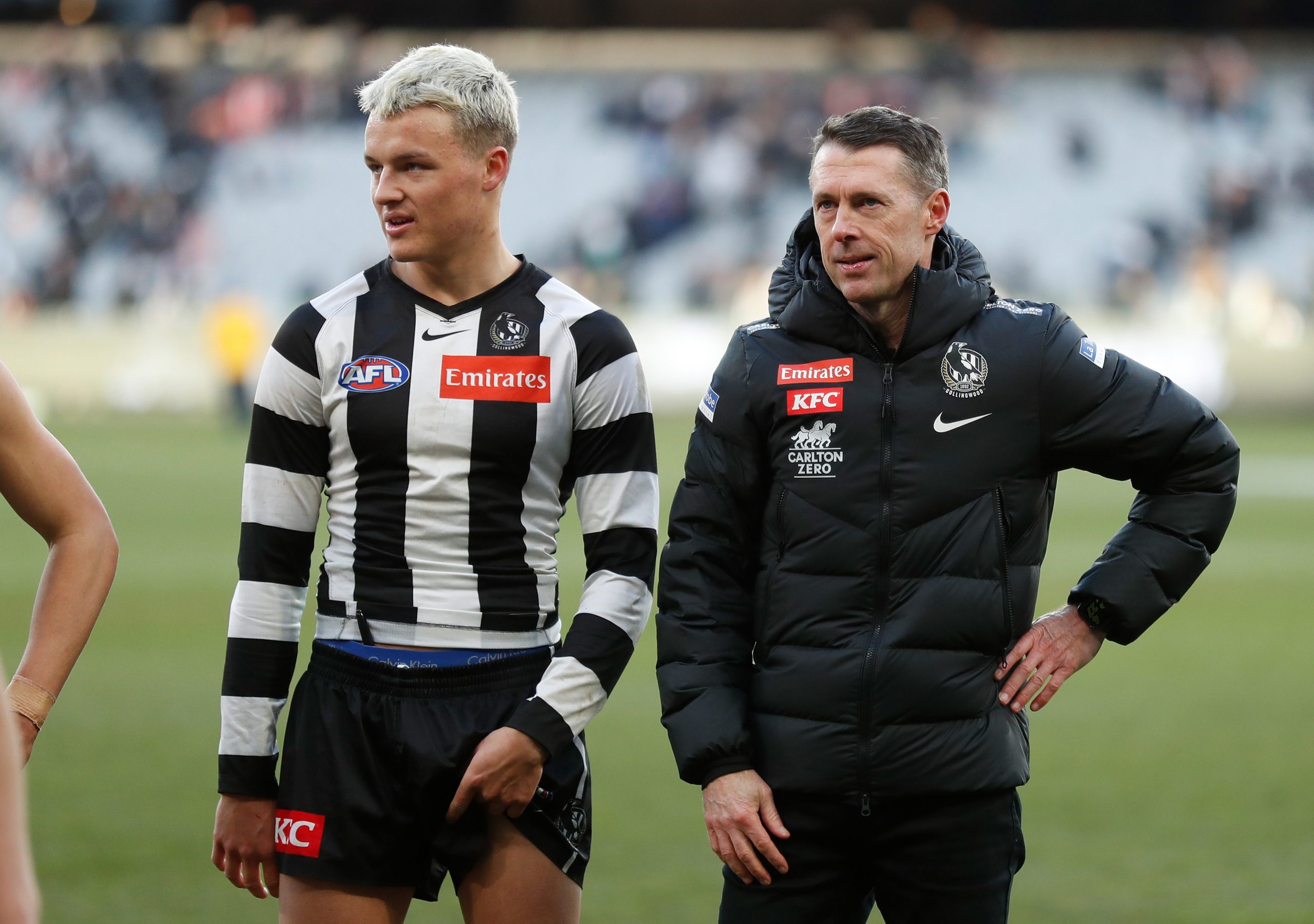 Craig McRae shut down suggestions that Ginnivan was shunned from the Pies.