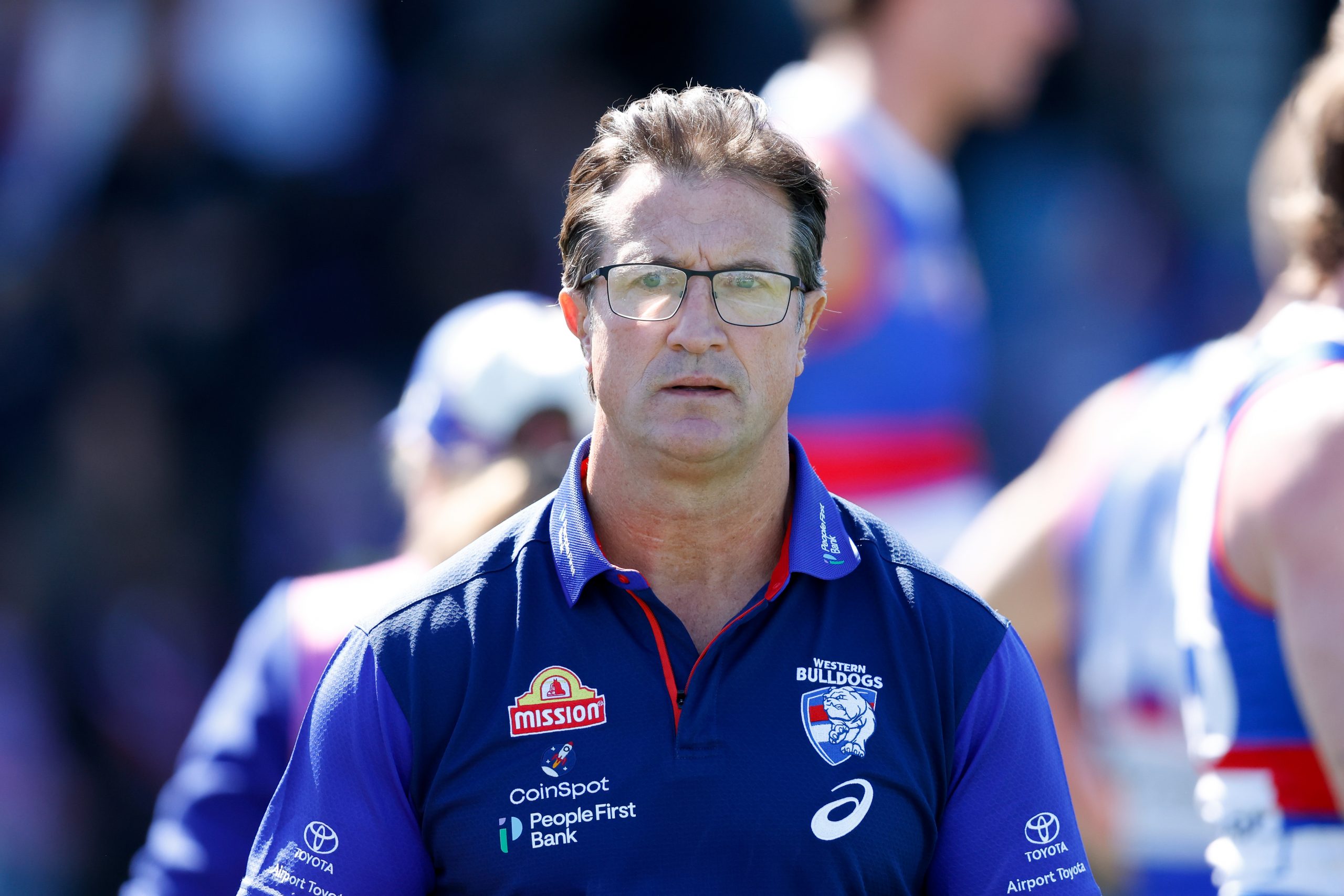 Luke Beveridge is under fire.