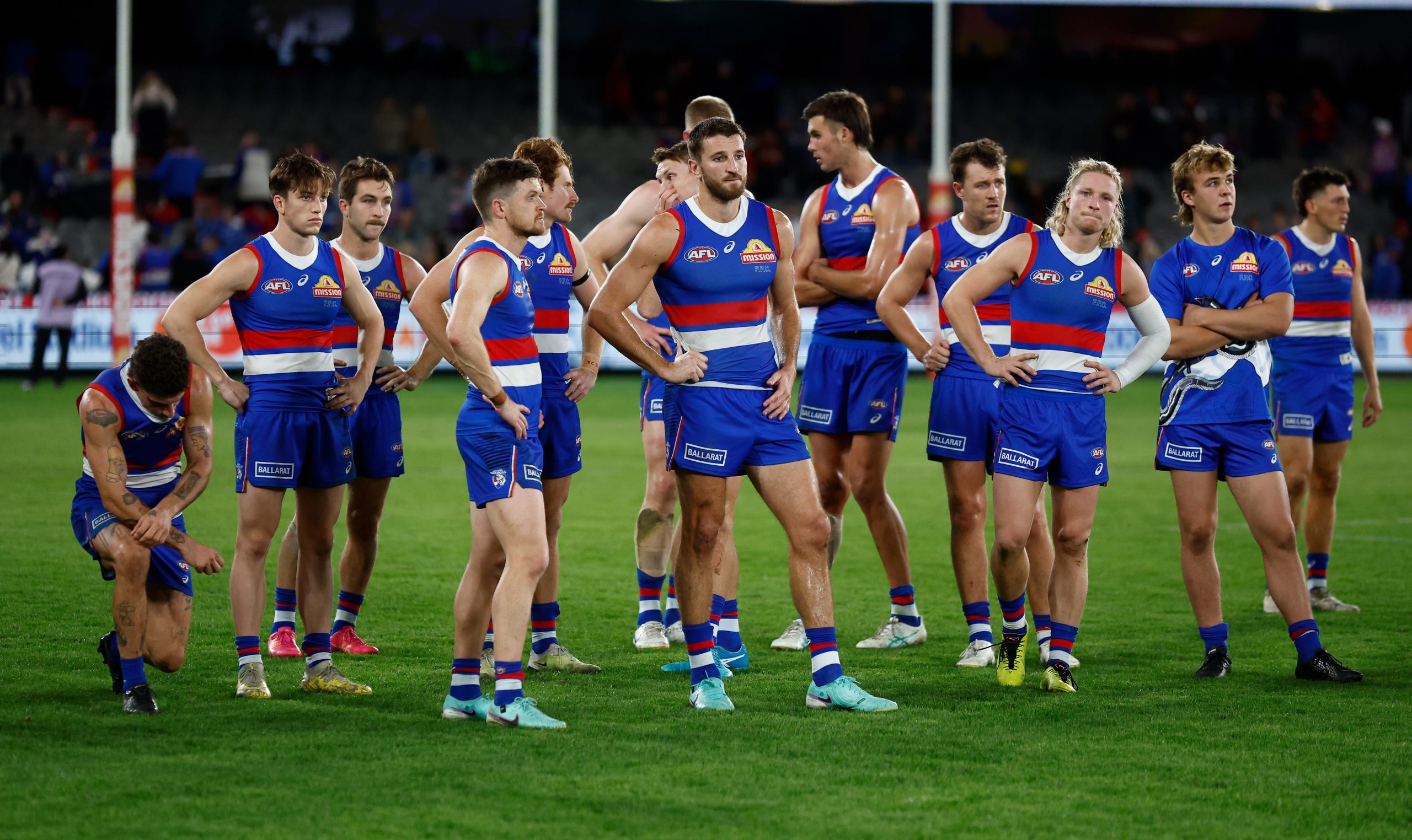 The Bulldogs lost by 29 points on Friday night.