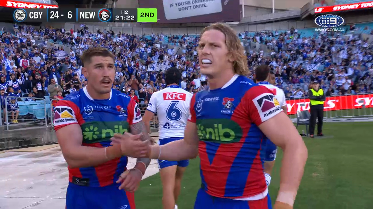 NRL Highlights: Bulldogs v Knights - Round 7