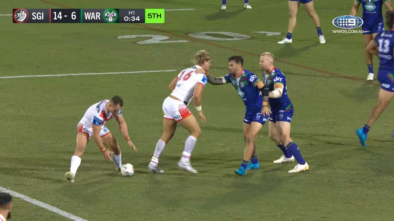 NRL Highlights: Dragons v Warriors - Round 7