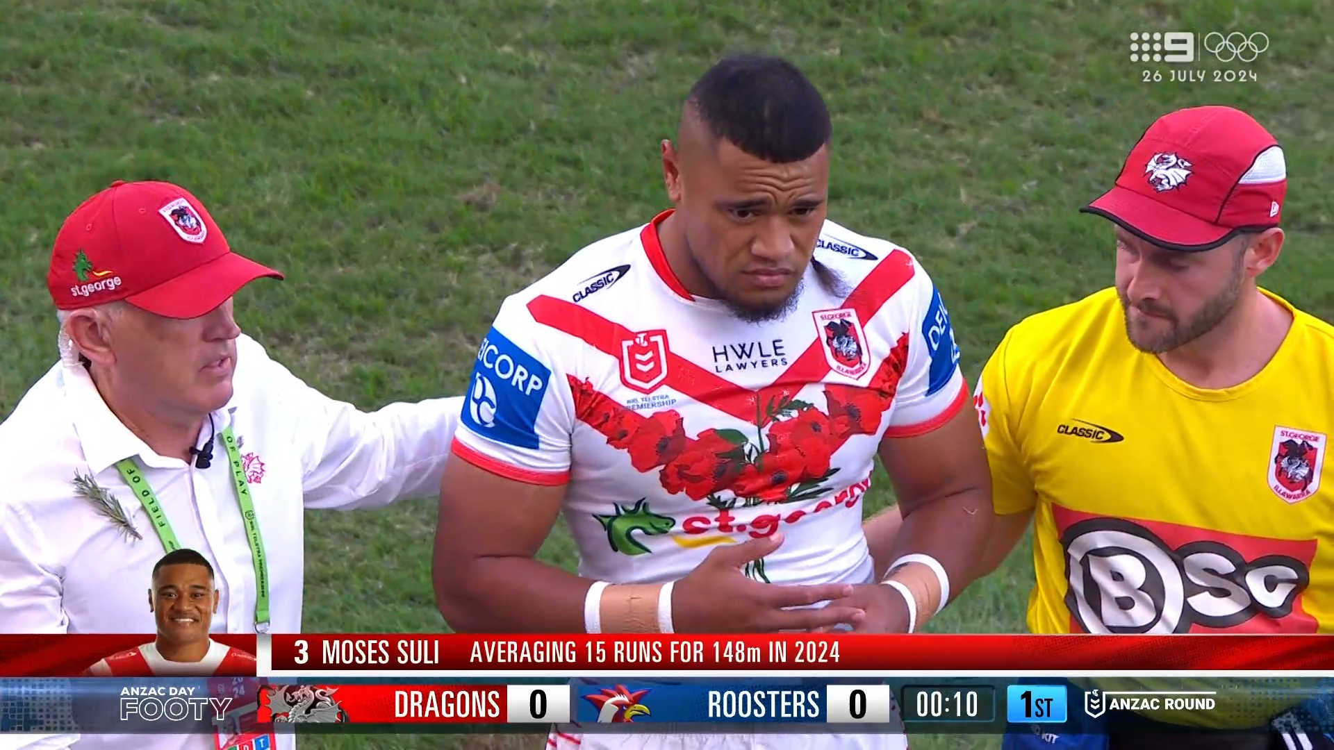 Suli rocked by first tackle hit