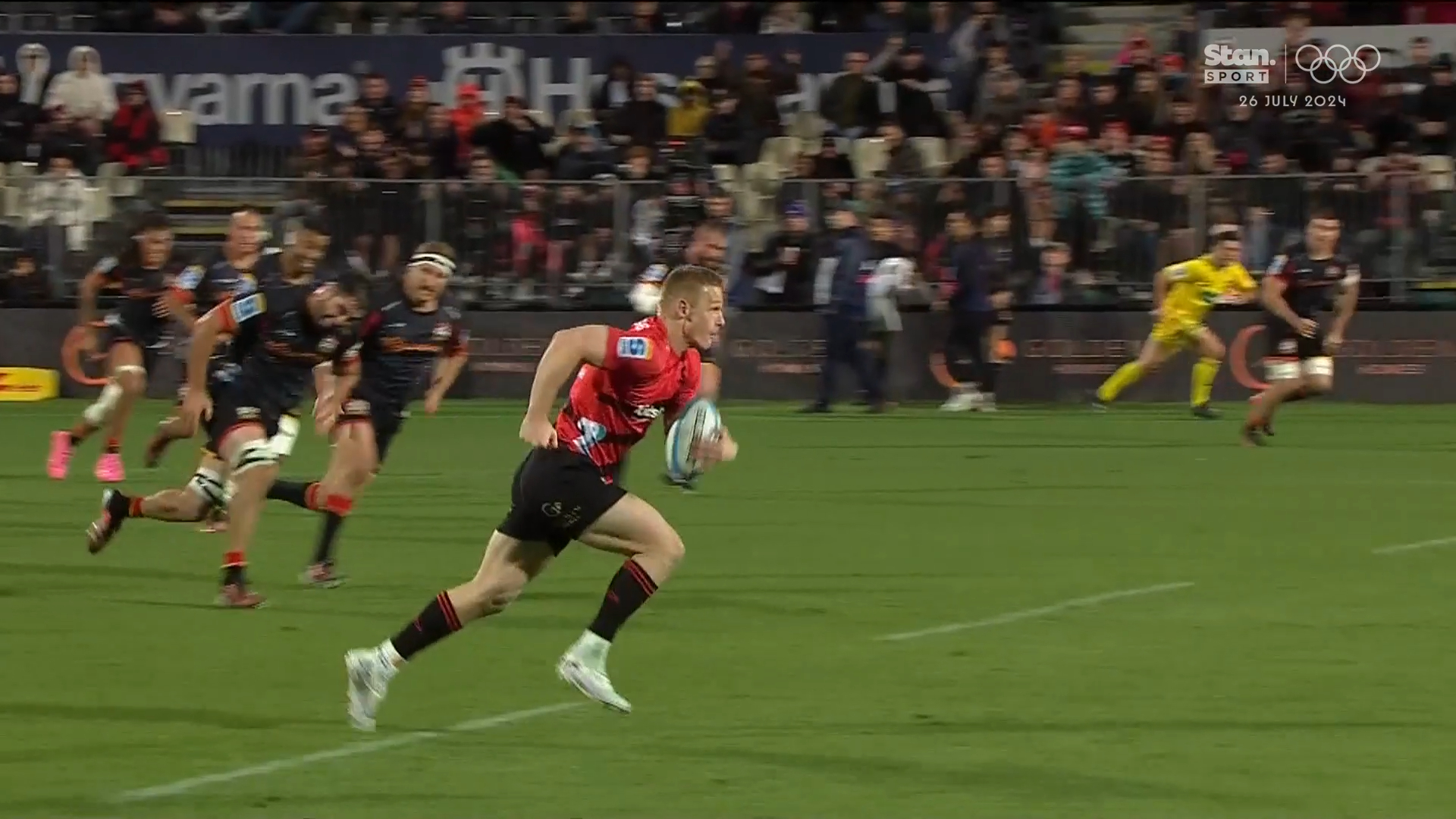 Welsh Test star’s epic intercept on Crusaders return