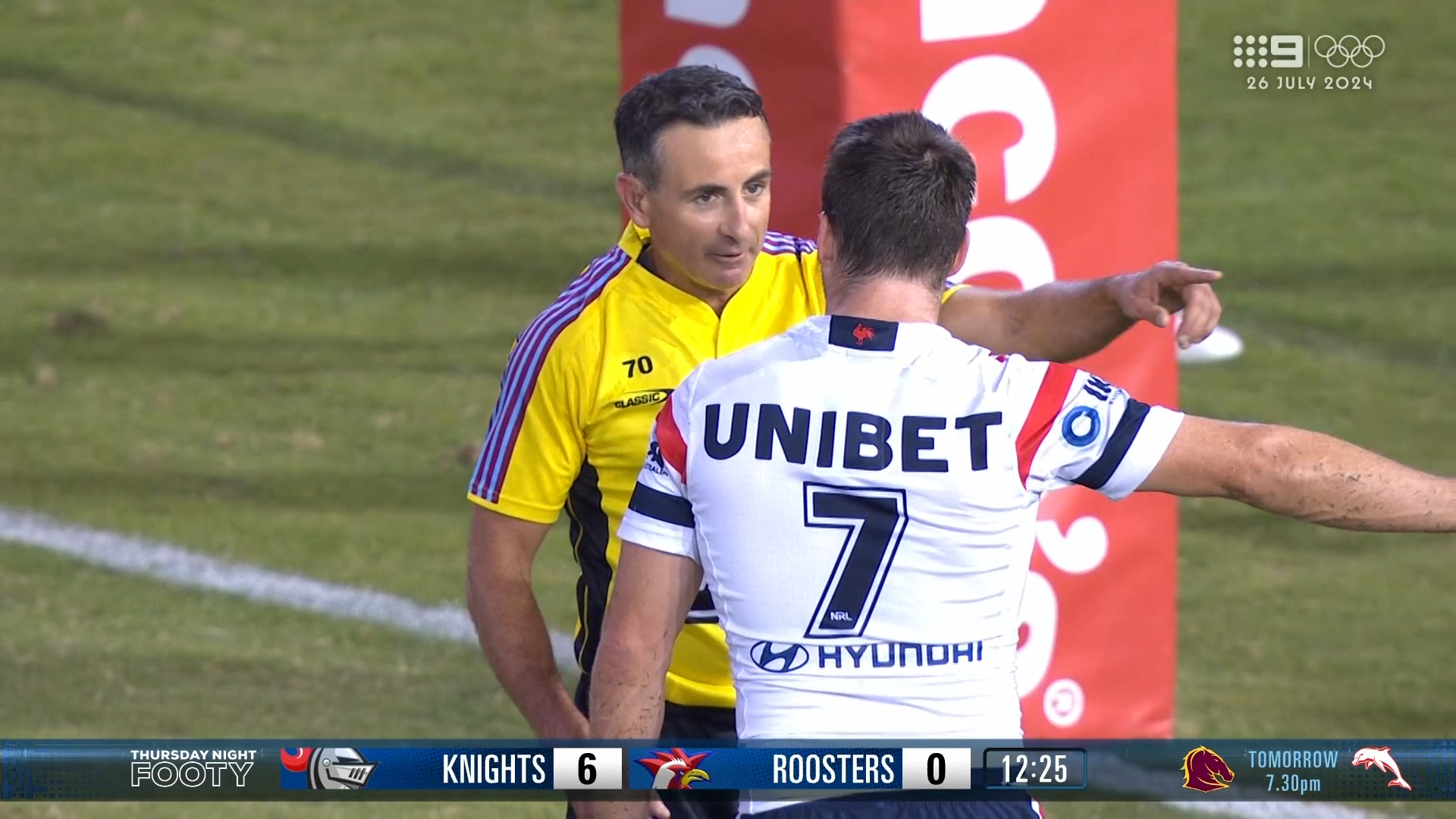 Roosters embarrassed by silly error