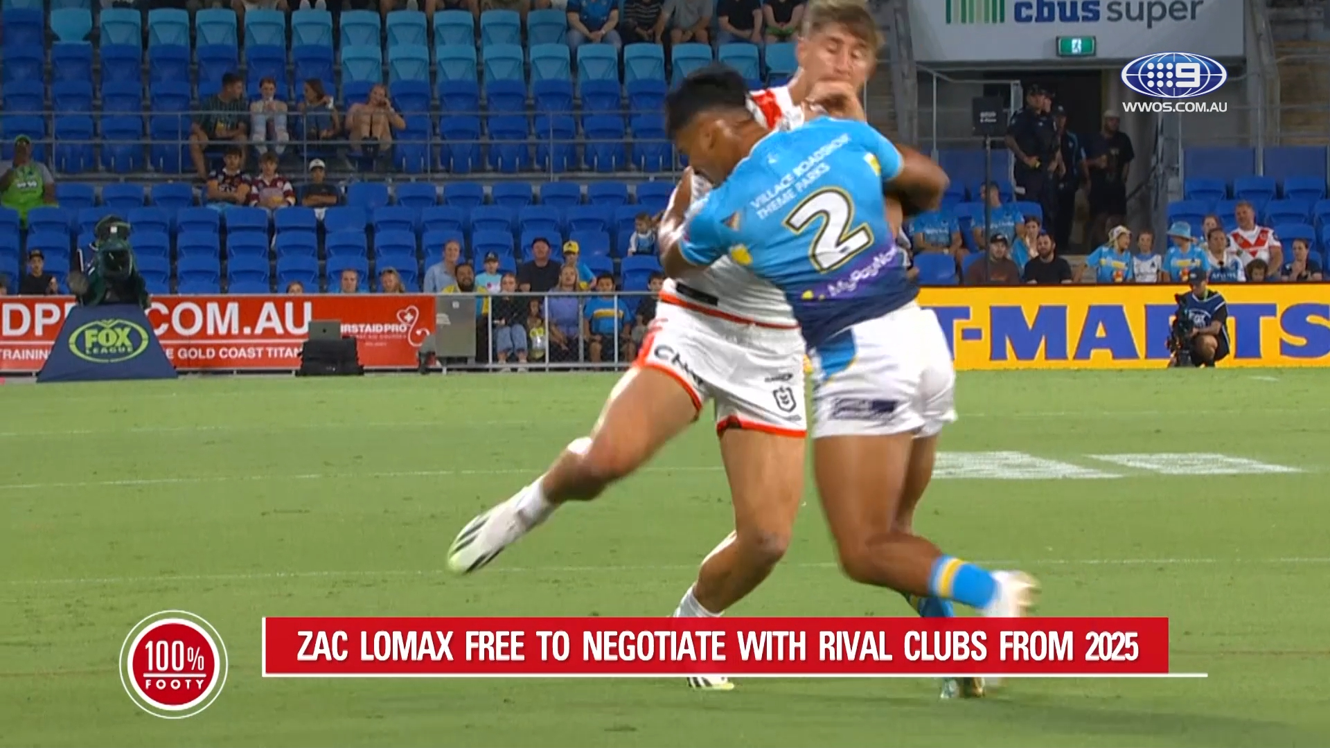 Gal backs Lomax for Origin after Dragons decision