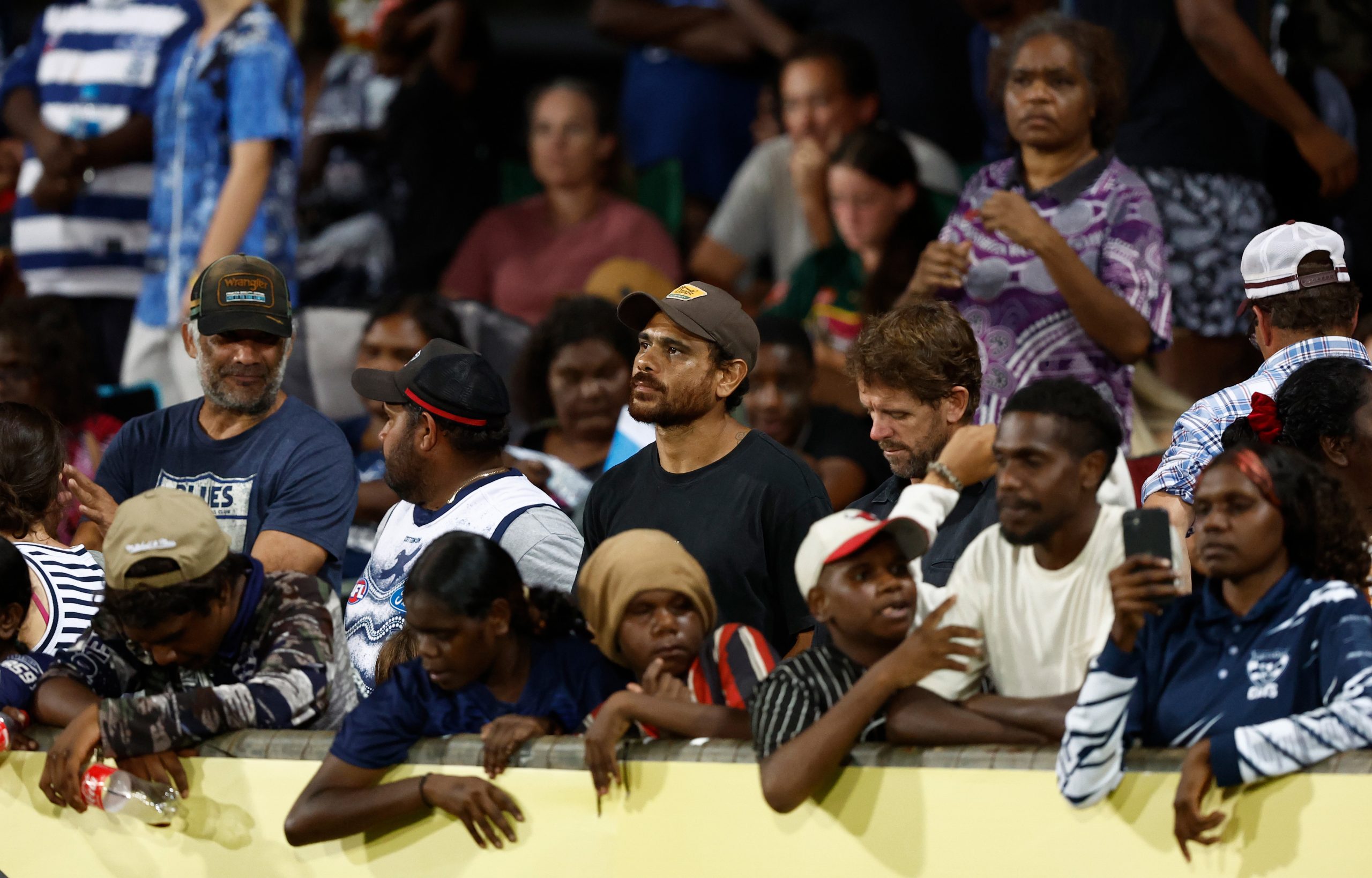 Cyril Rioli was spotted in the crowd in Darwin.