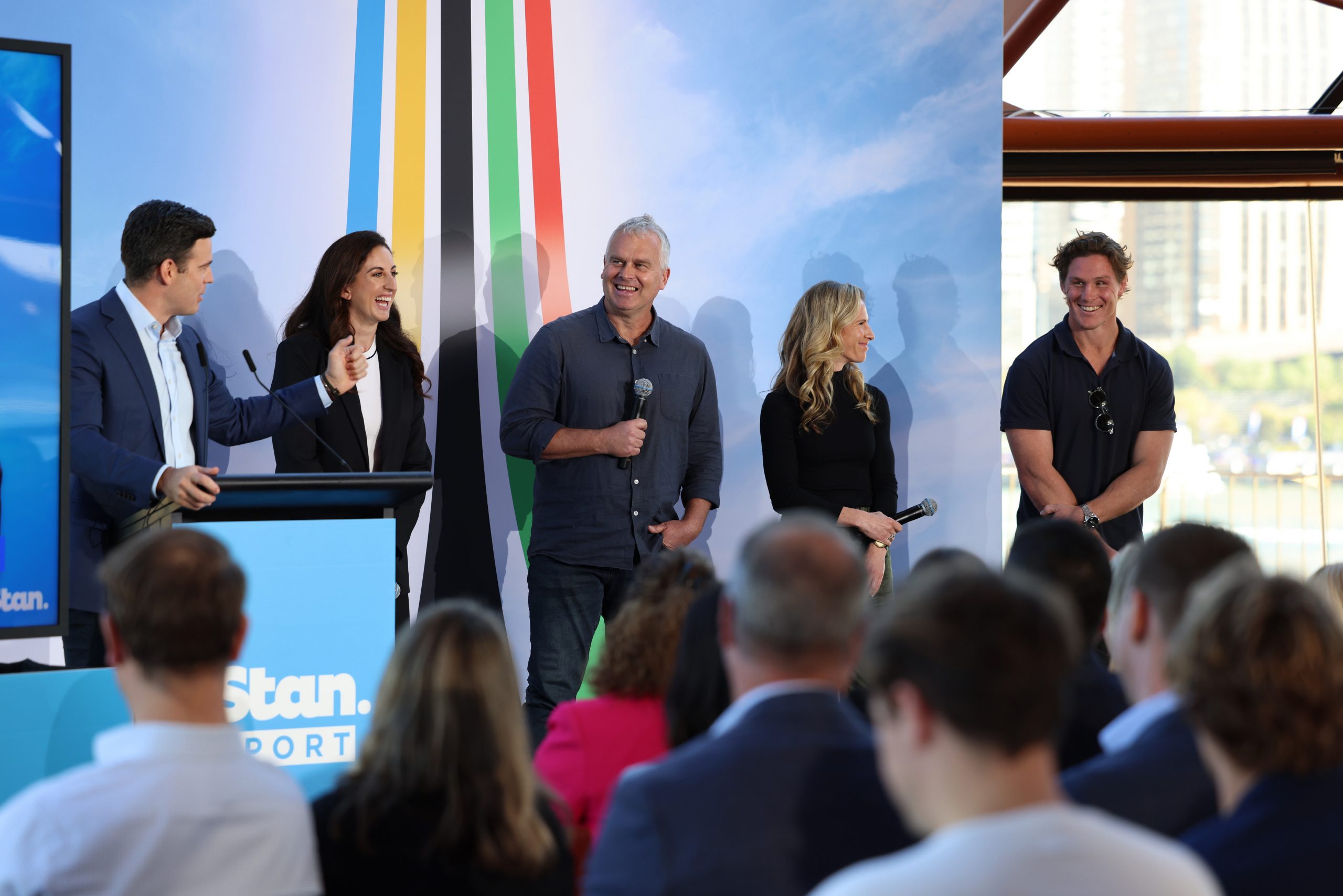Stan's Olympics launch at Sydney Opera House.