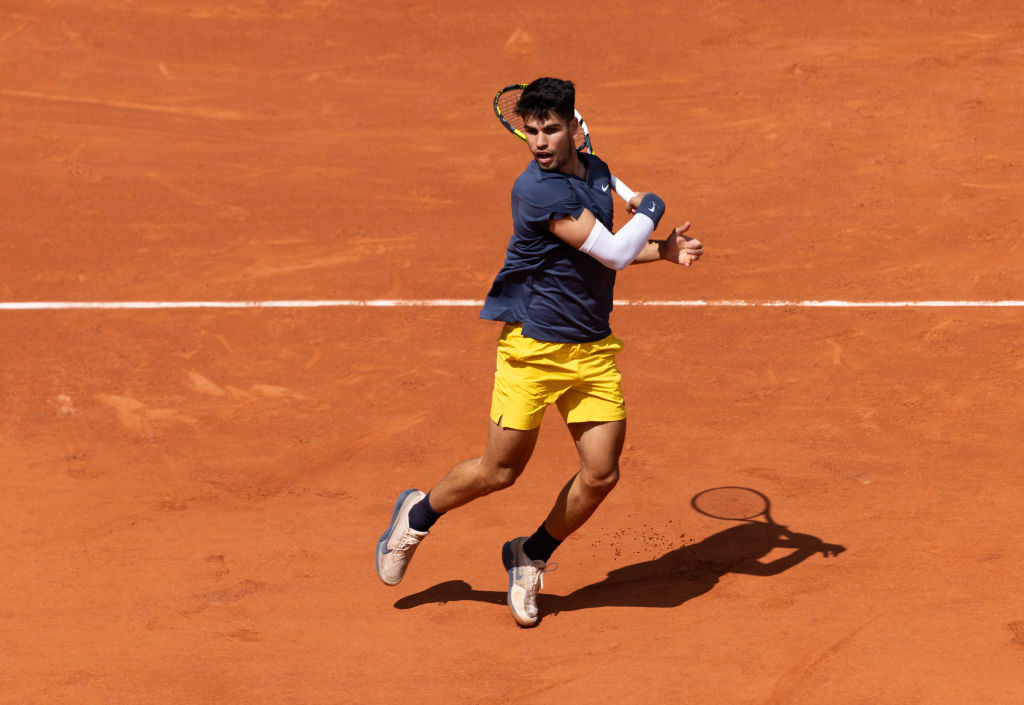 Carlos Alcaraz at the Roland Garros 2024. French Open Day One. 