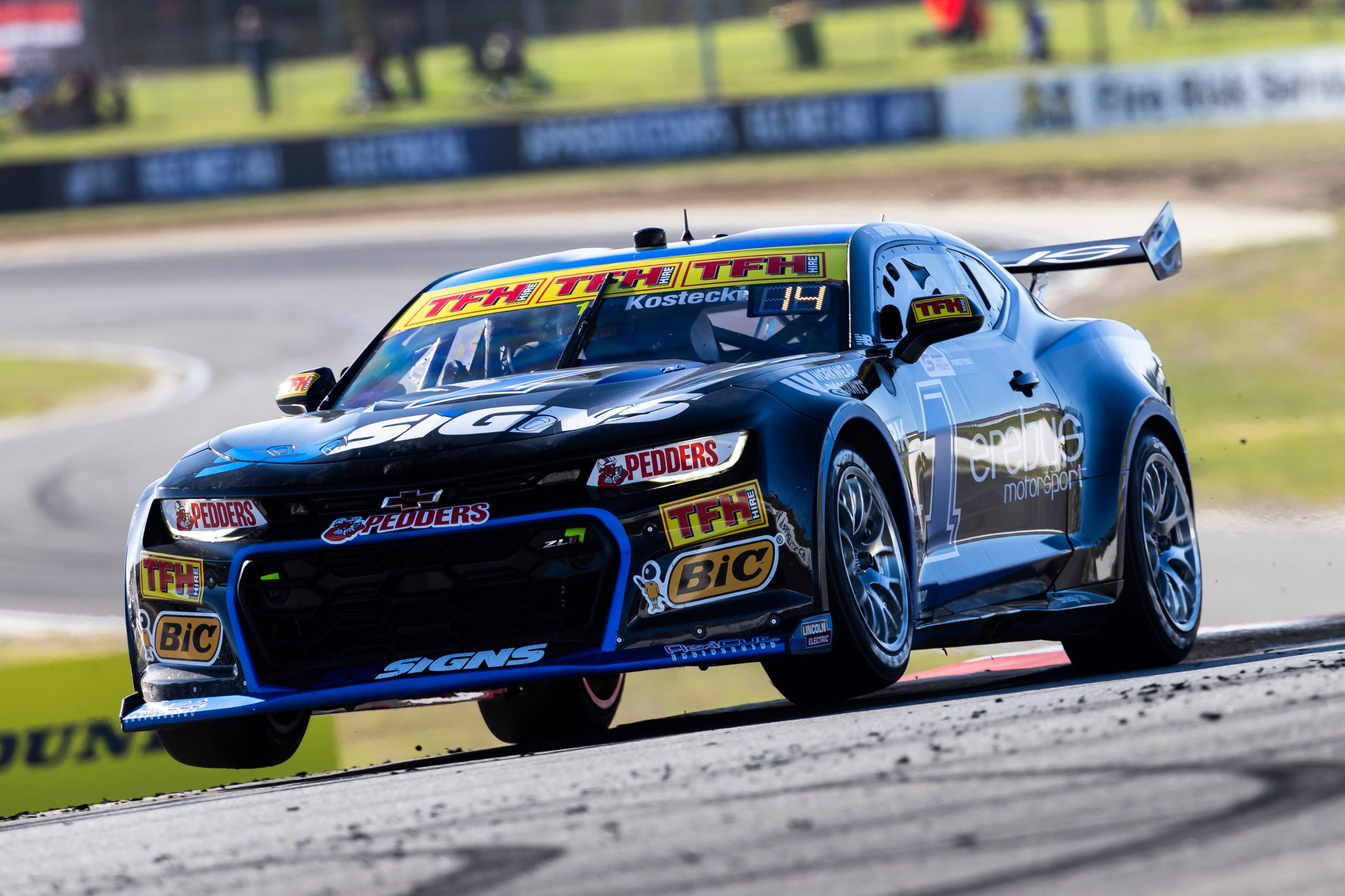 Brodie Kostecki on track at Wanneroo Raceway at the Perth SuperSprint.