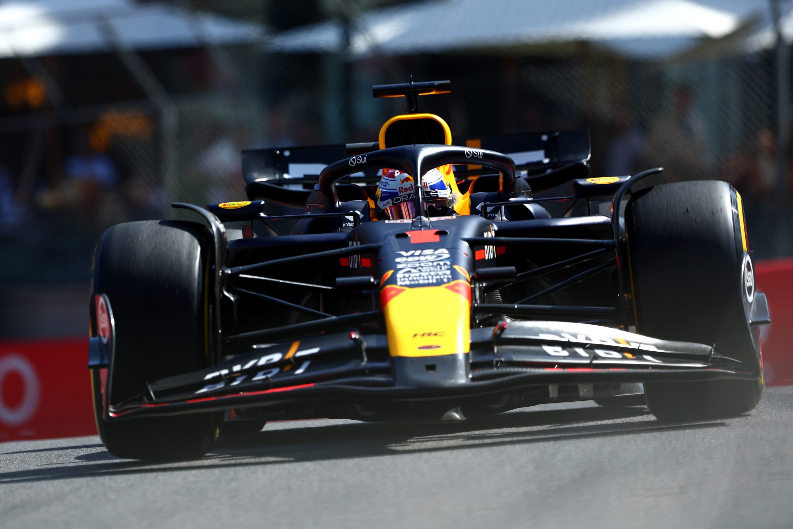 Max Verstappen of the Netherlands driving the No.1 Red Bull Racing RB20 on track during the F1 Grand Prix of Monaco.