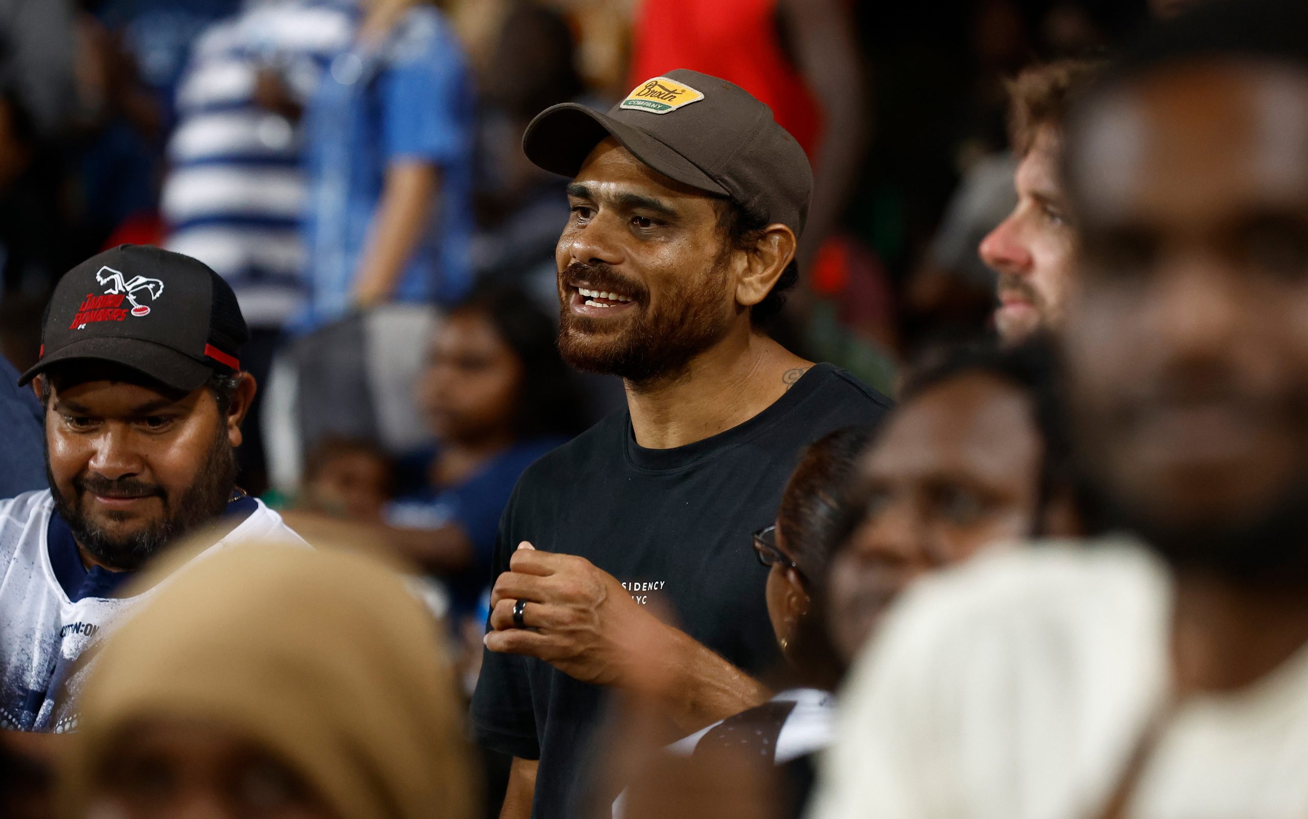 Cyril Rioli was spotted in the crowd in Darwin.