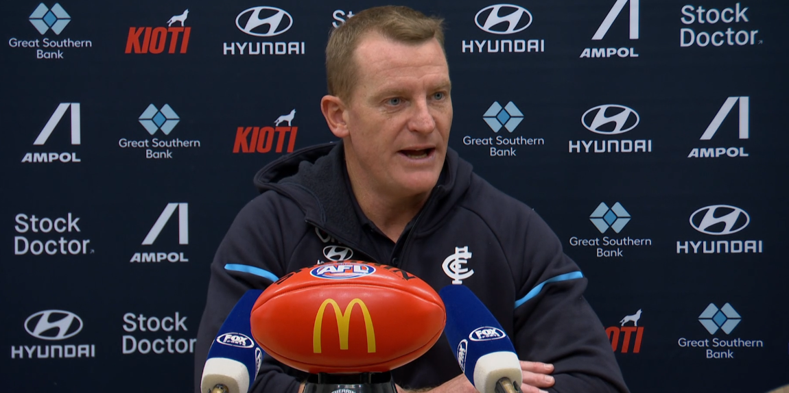 Carlton coach Michael Voss