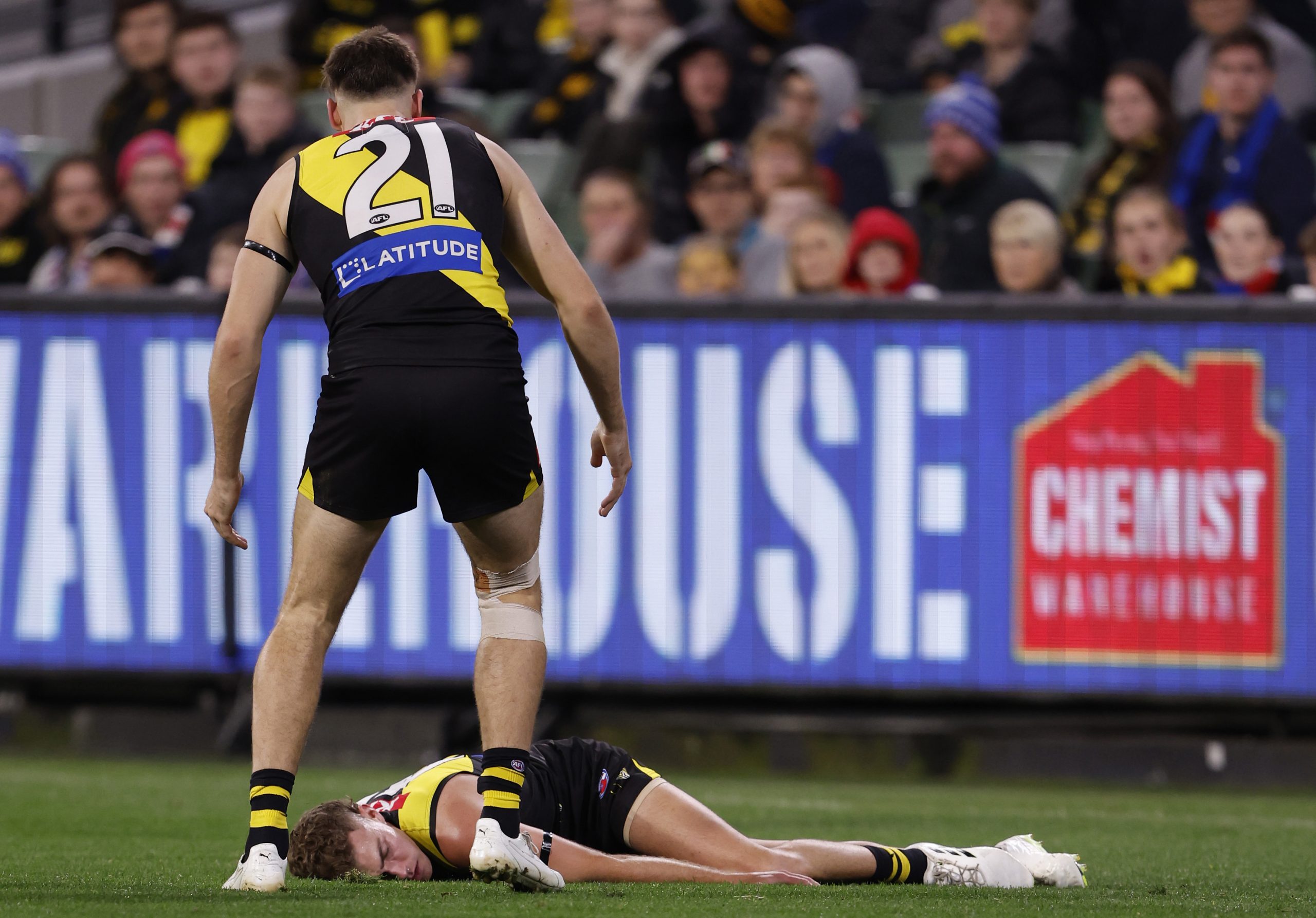 Balta immediately checked out Banks.