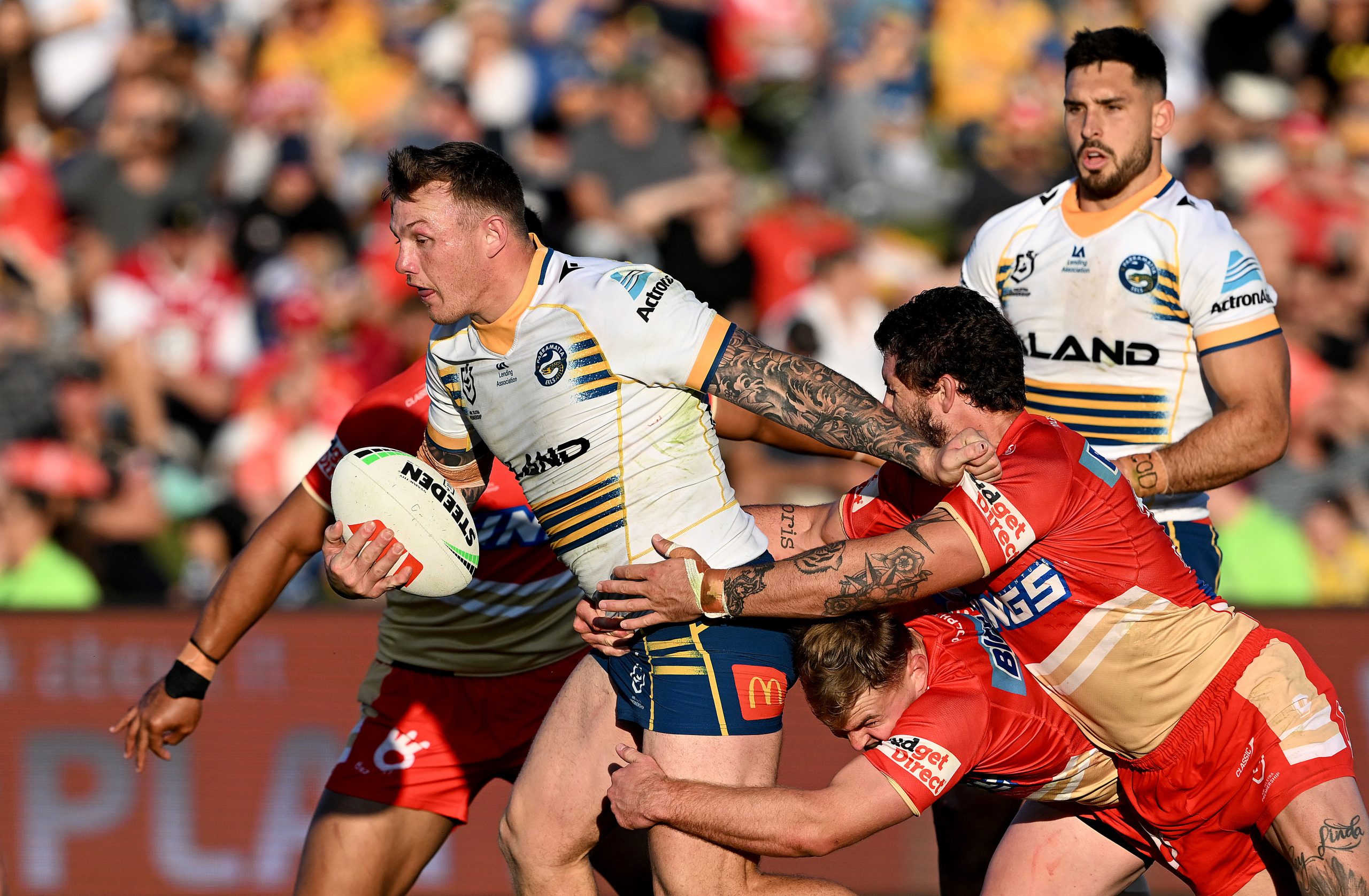 J'maine Hopgood of the Eels.