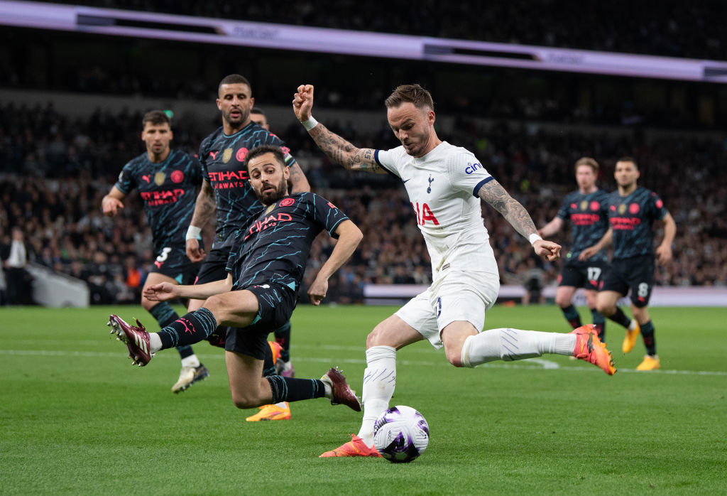 Tottenham Hotspur vs Manchester City. 