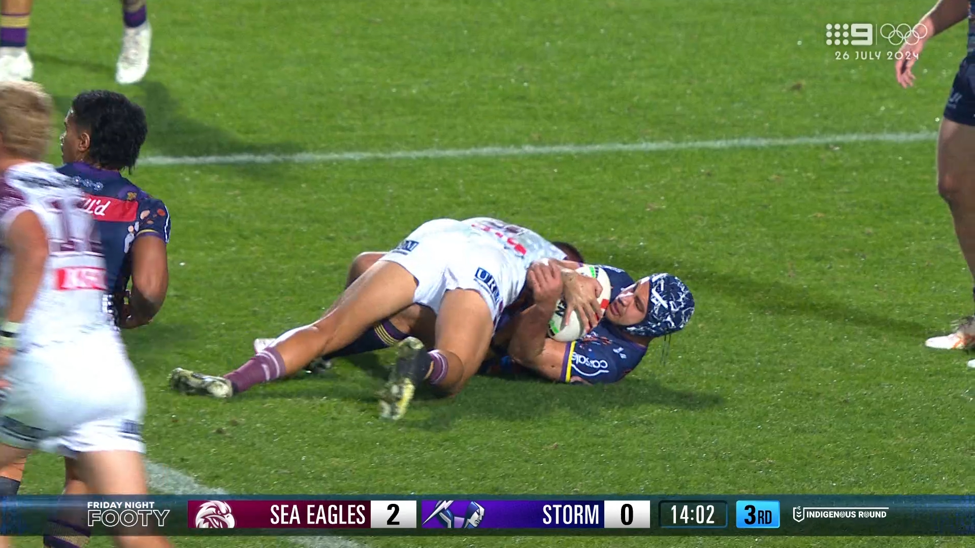 Hughes smoked by Talau