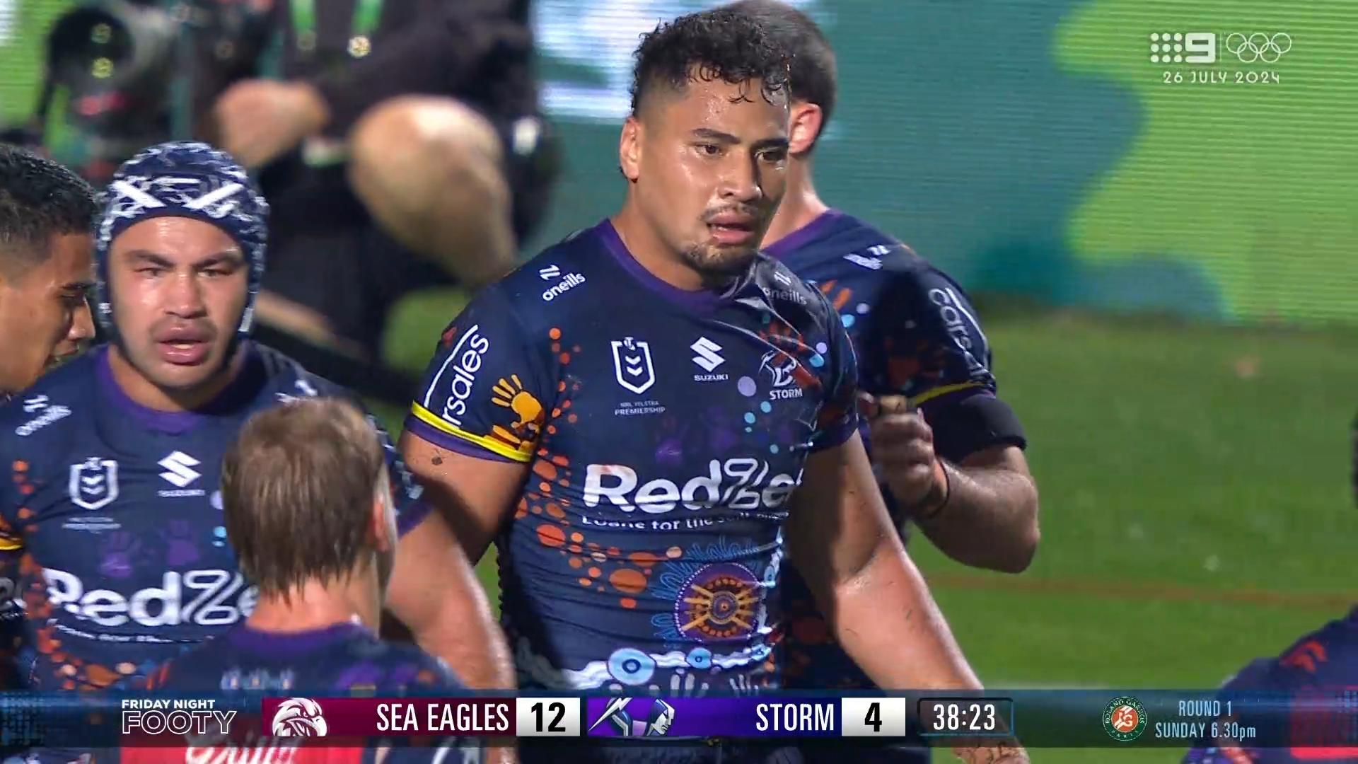 Katoa scores in shadows of half time