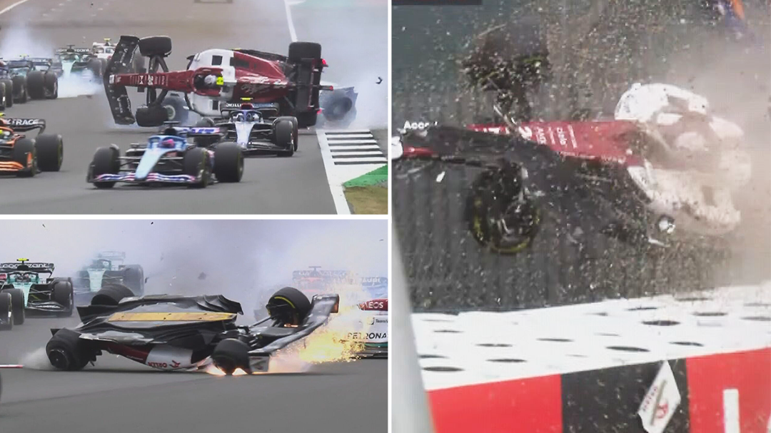 British Grand Prix stunned by horror crash