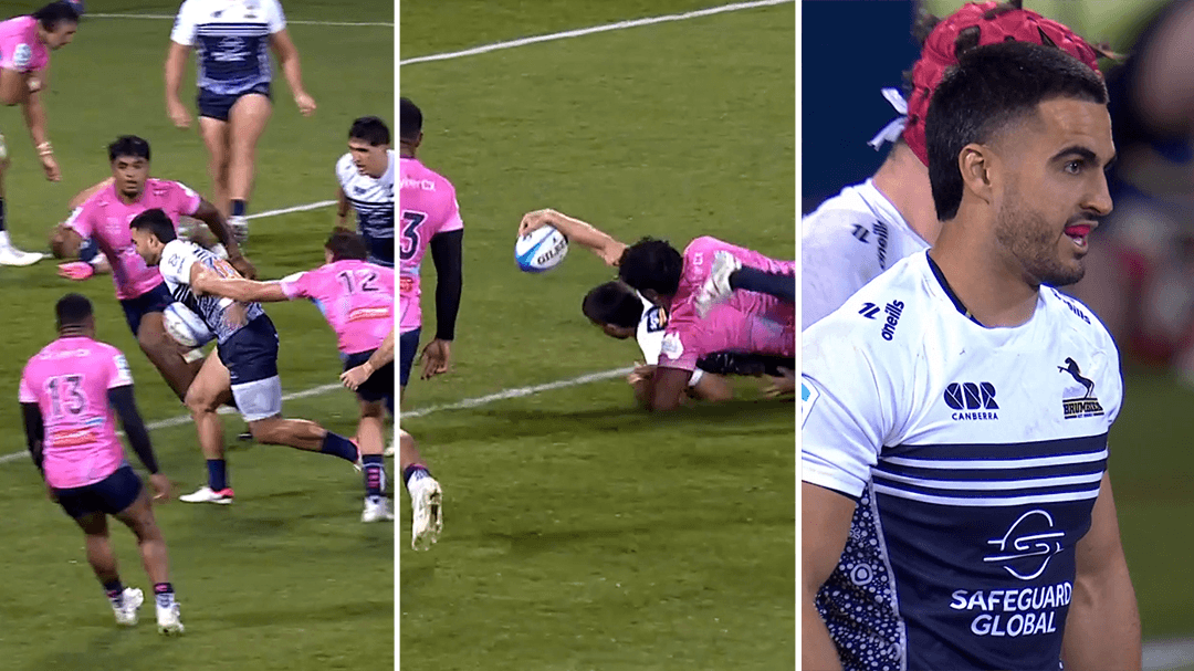 Brumbies ace Tom Wright steamrolls Rebels