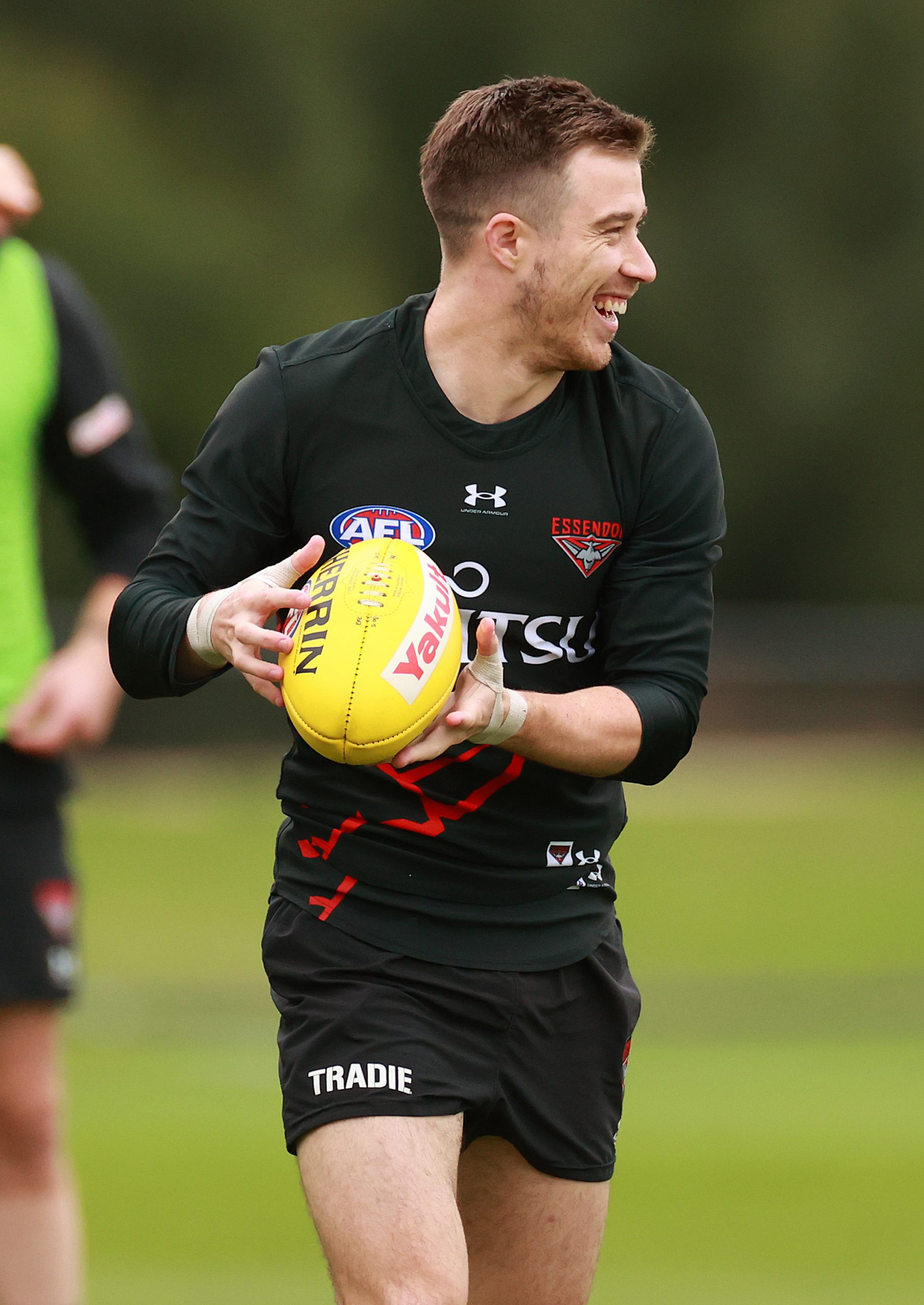 Footy and streetwear can work together, says Bombers skipper Merrett.