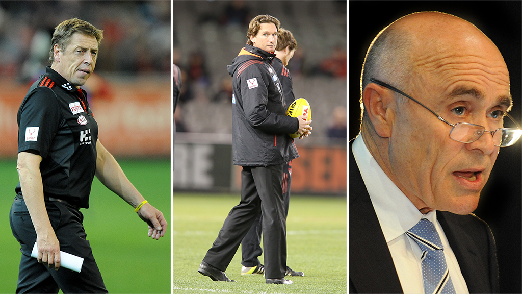 9RAW: Secret tapes of explosive meeting between James Hird and Bombers chairman