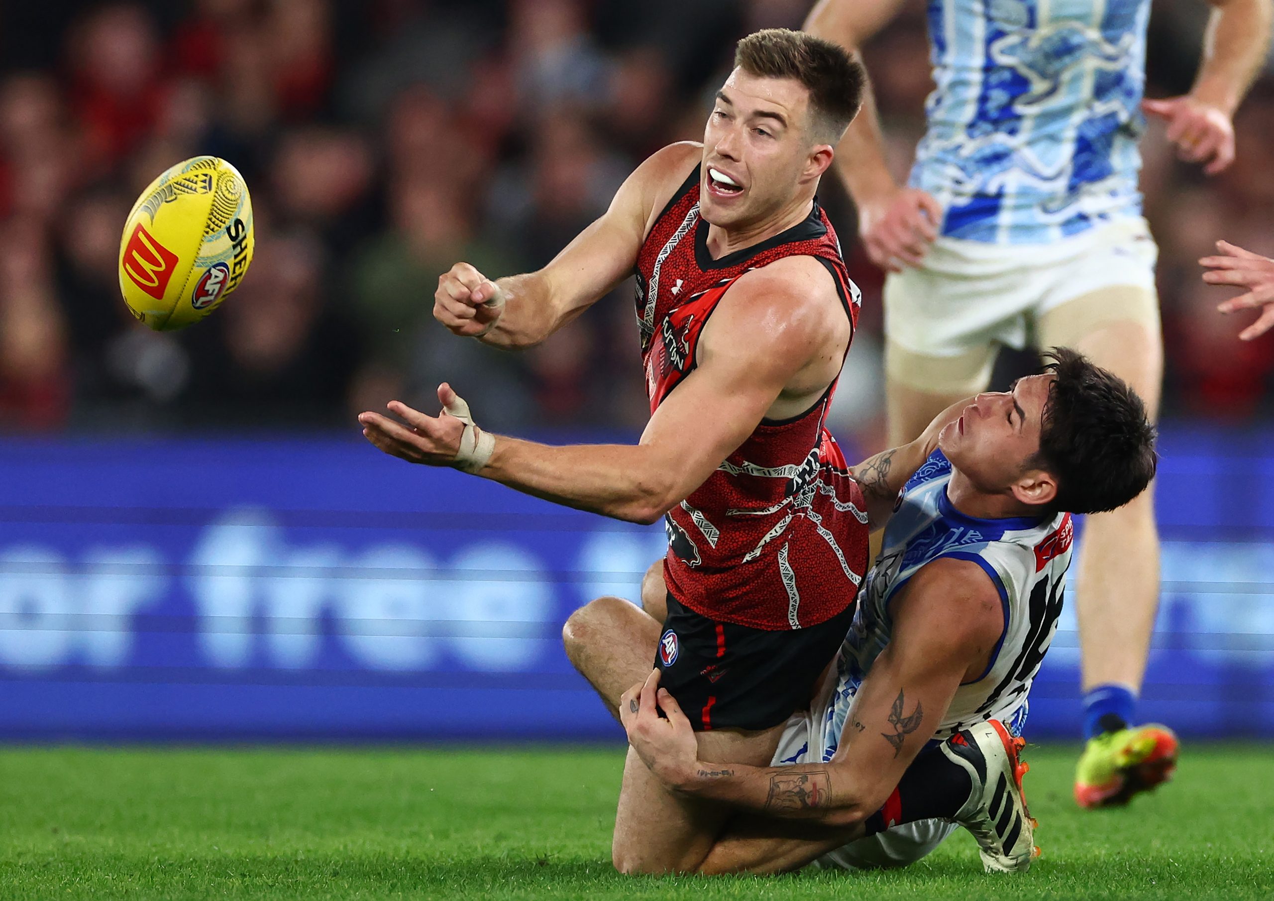 Zach Merrett wants to reay the faith to suffering Essendon fans.