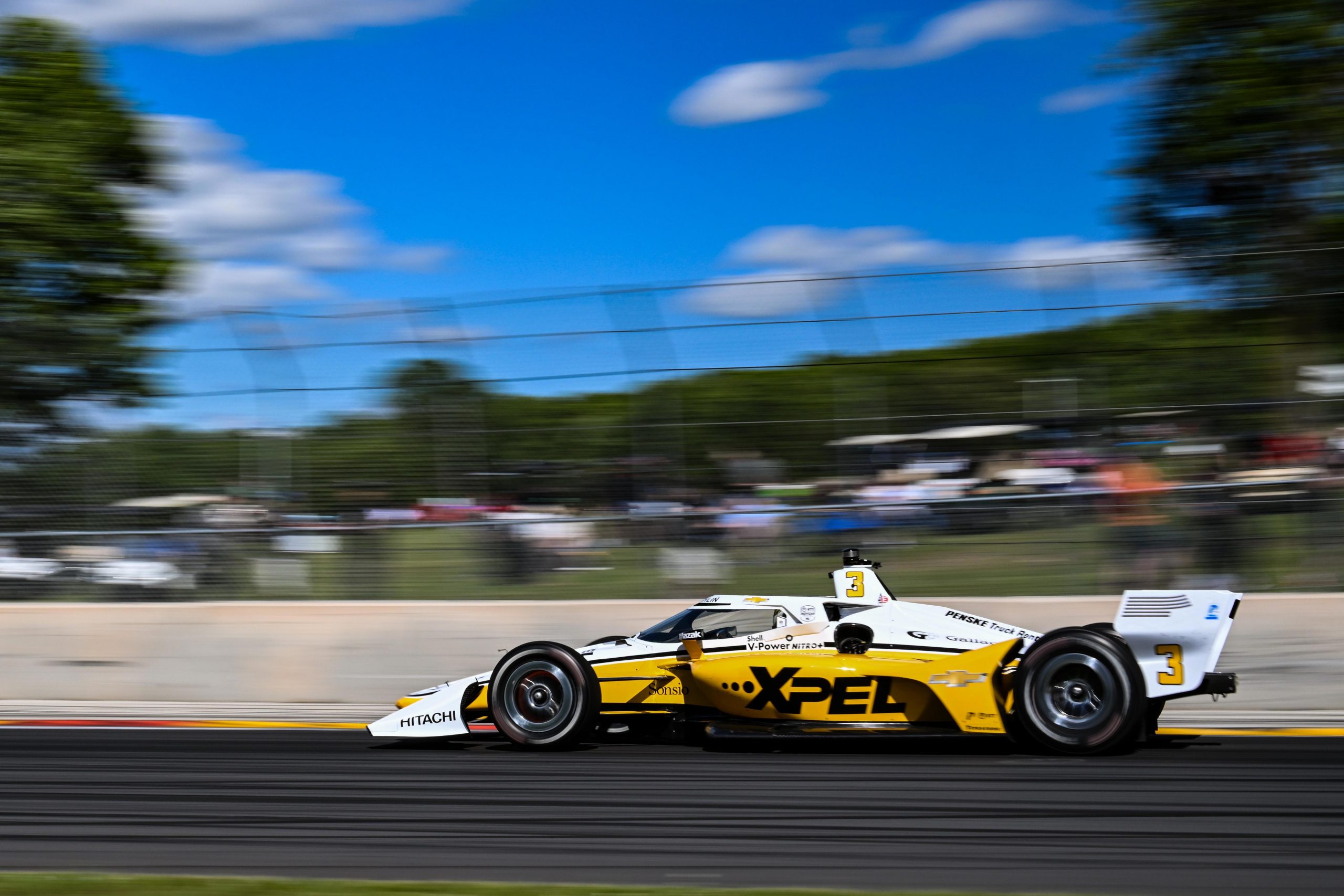 Scott McLaughlin finished third in the Grand Prix of Road America.