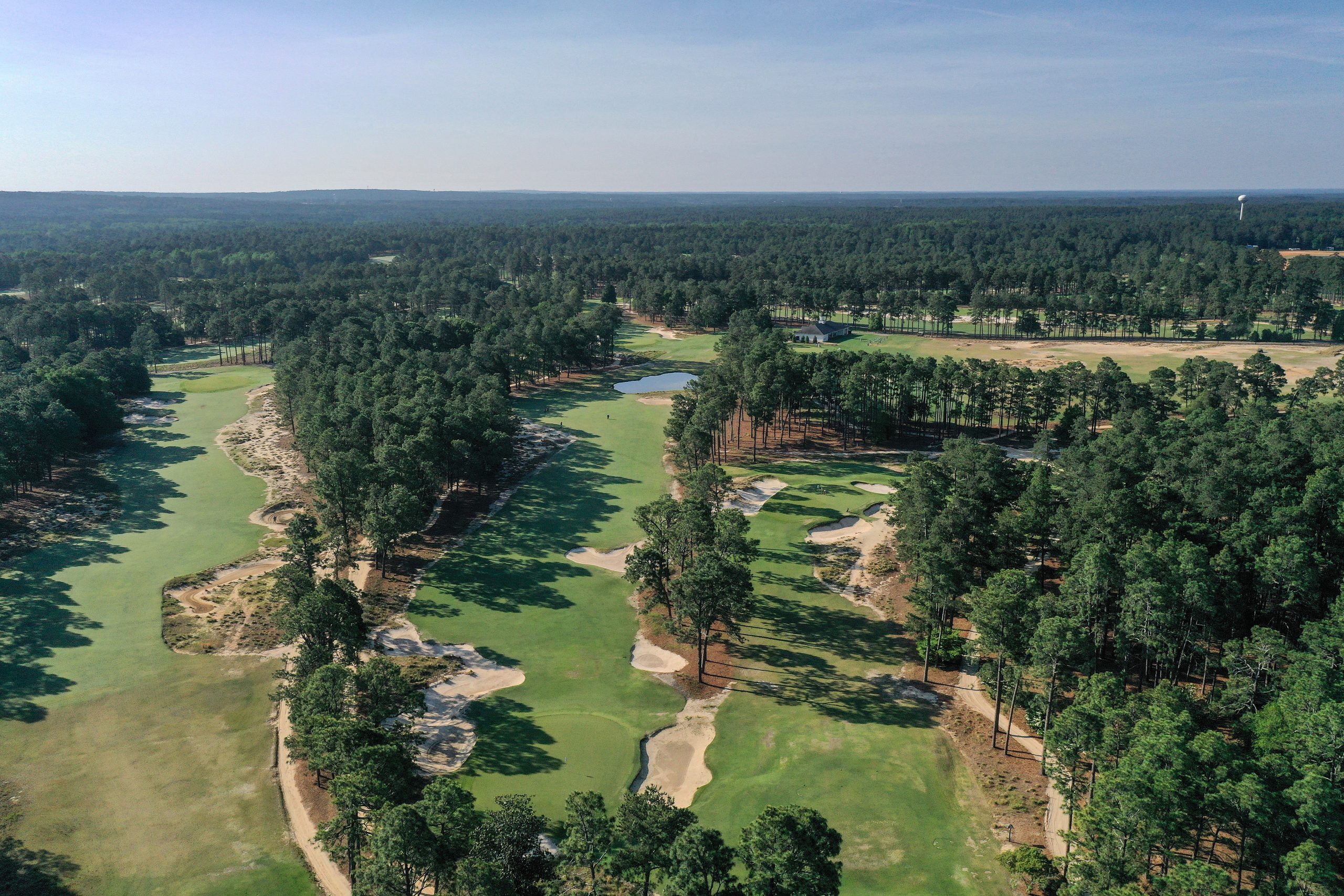 A general view of Pinehurst No.2, which will host the US Open this week. 