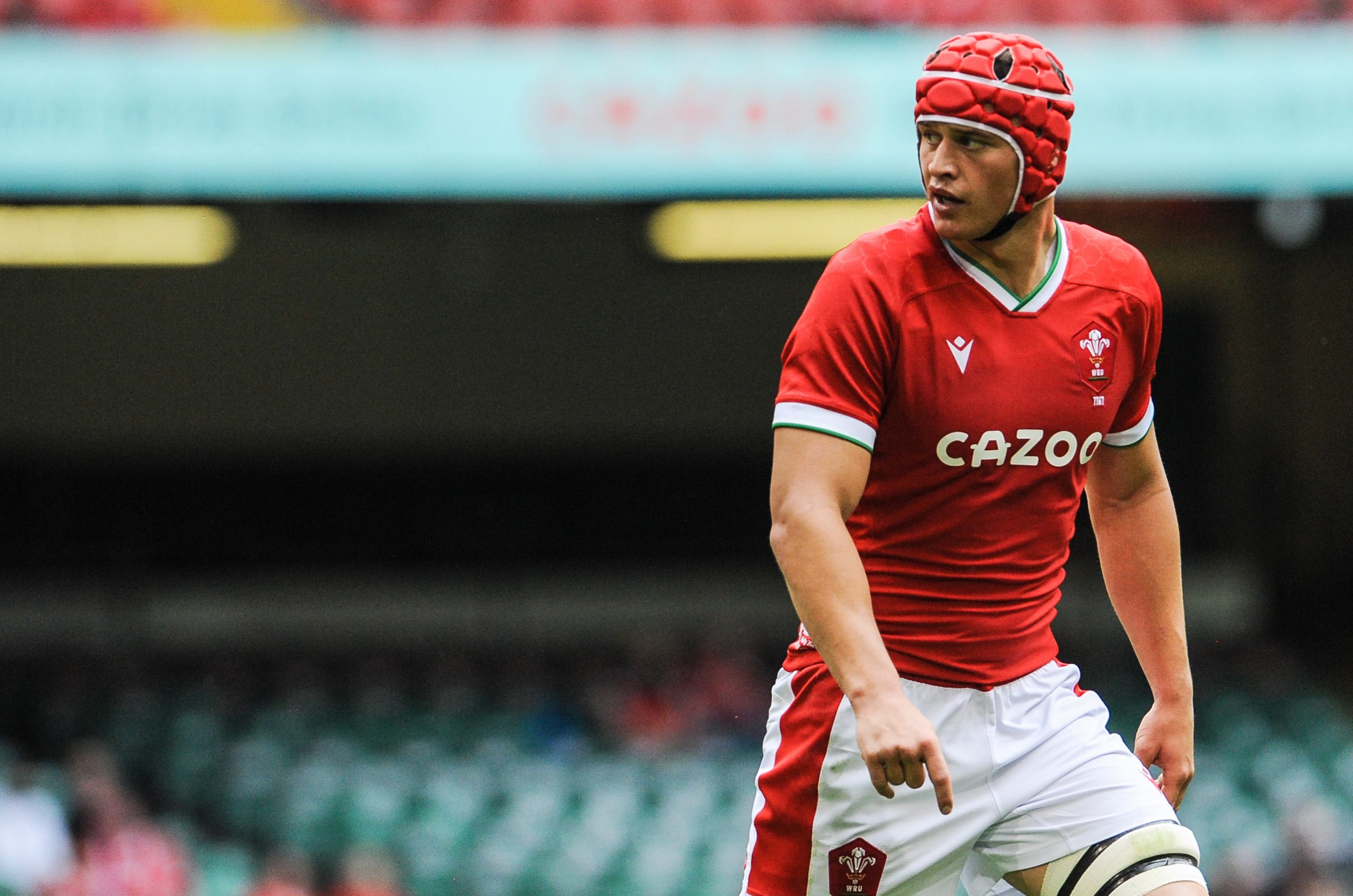 Wales forward James Botham at Principality Stadium.