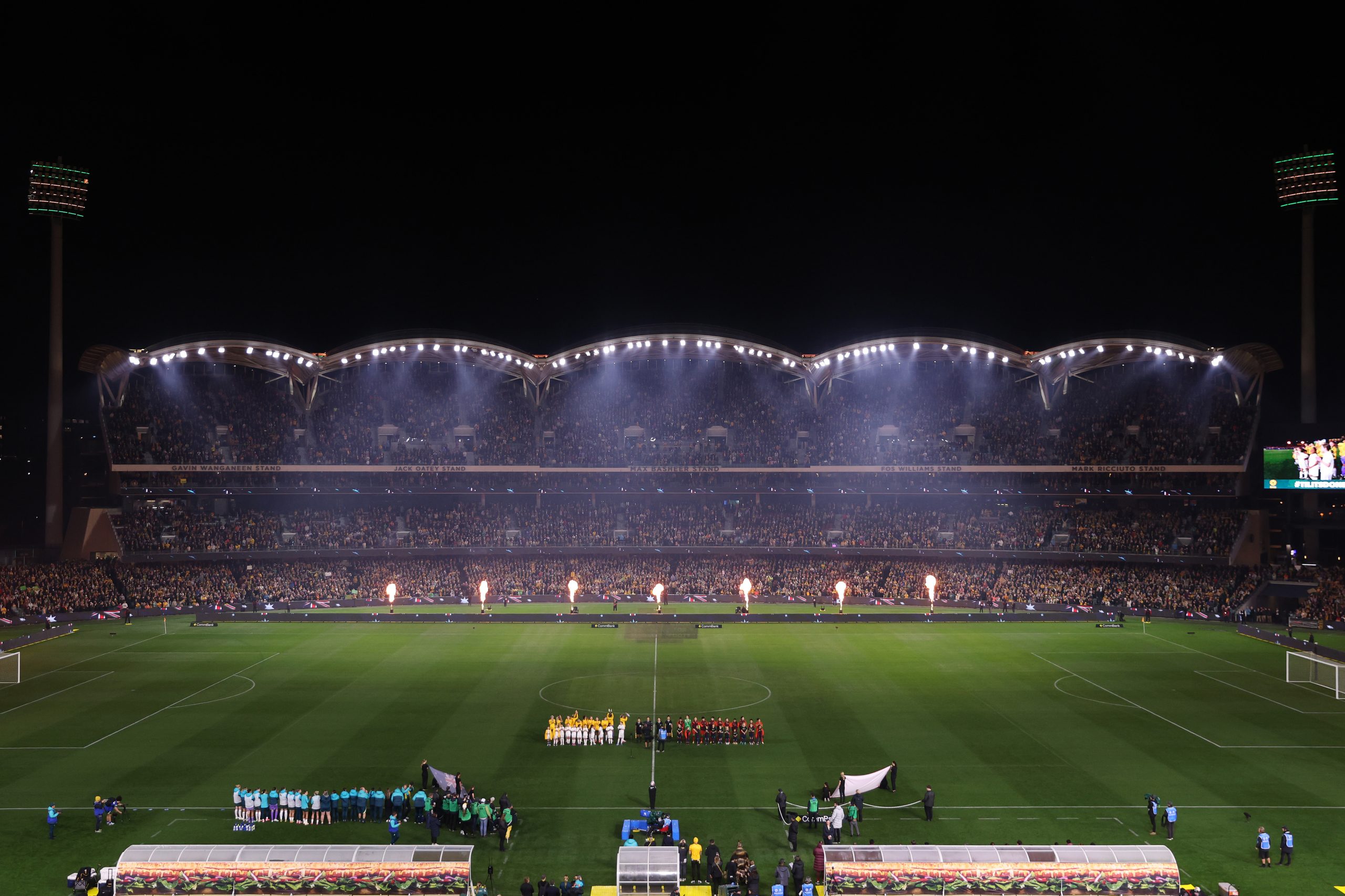 General View before the international friendly match between Australia Matildas and China PR at Adelaide Oval on May 31, 2024 in Adelaide, Australia. (Photo by Maya Thompson/Getty Images)