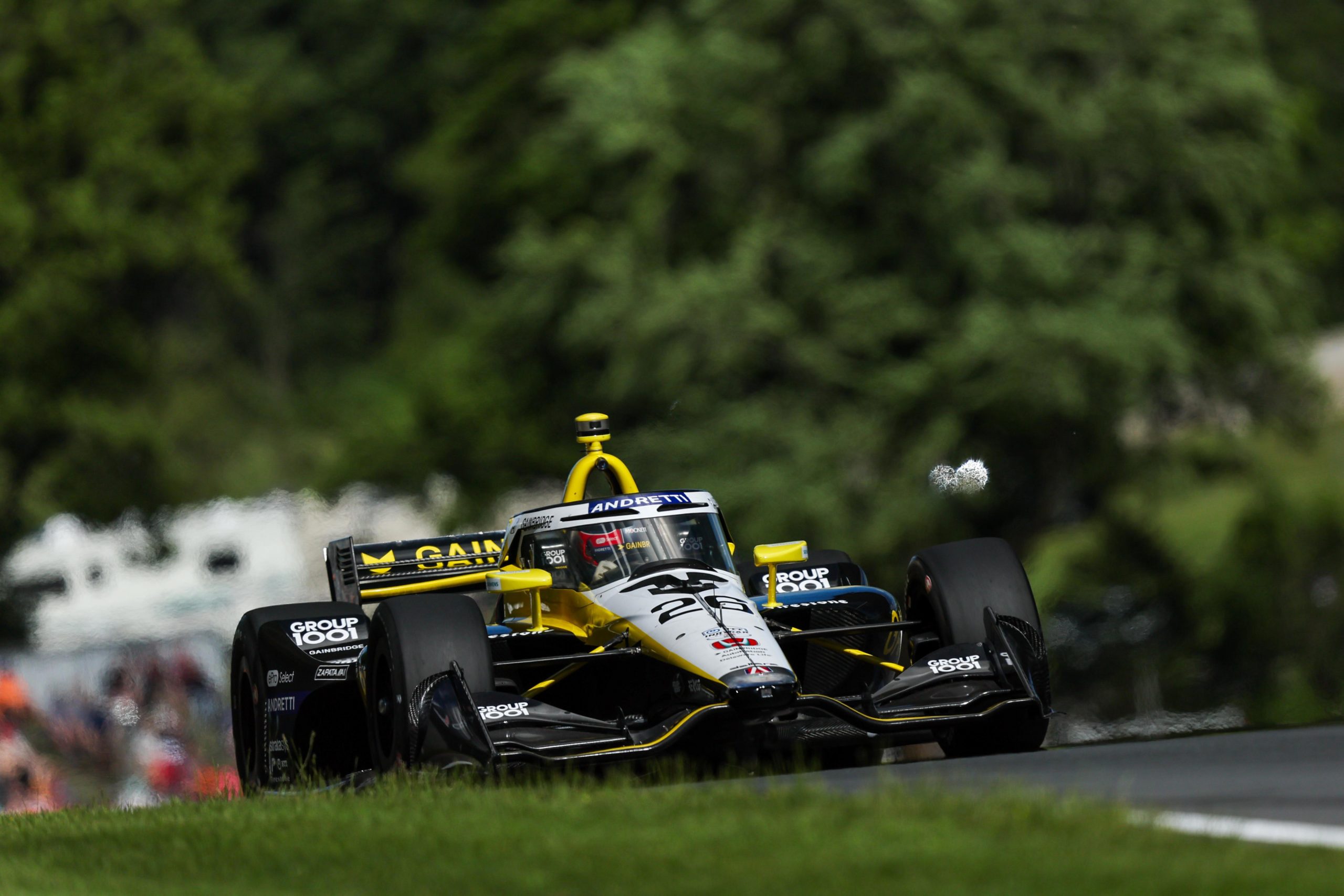 Colton Herta finished sixth in the Grand Prix of Road America.