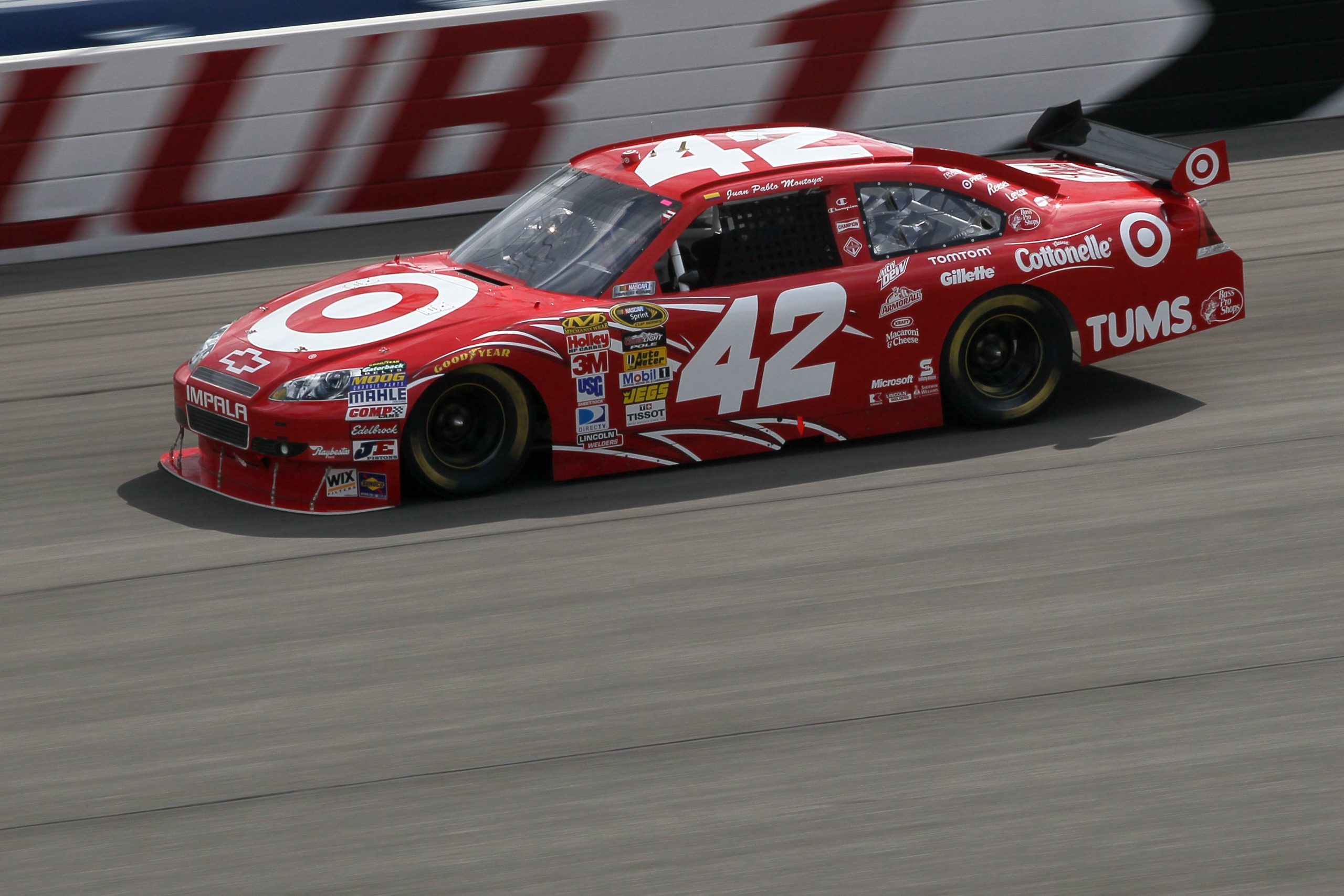 Juan Pablo Montoya, pictured in 2010, spent seven seasons in the NASCAR Cup Series after his F1 career.