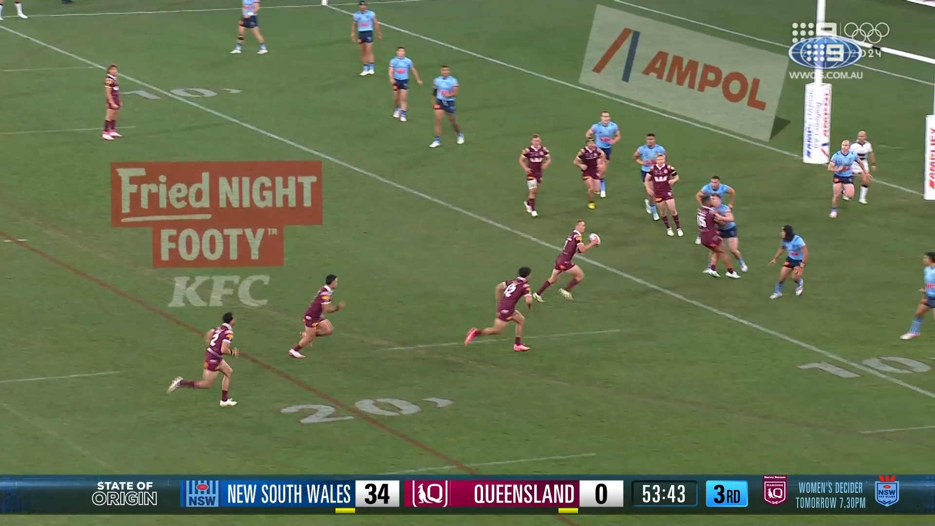 Nanai gets Maroons on the board