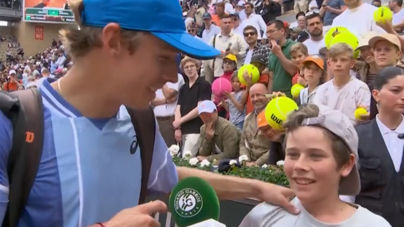 Demon's heartwarming bond with young French fan