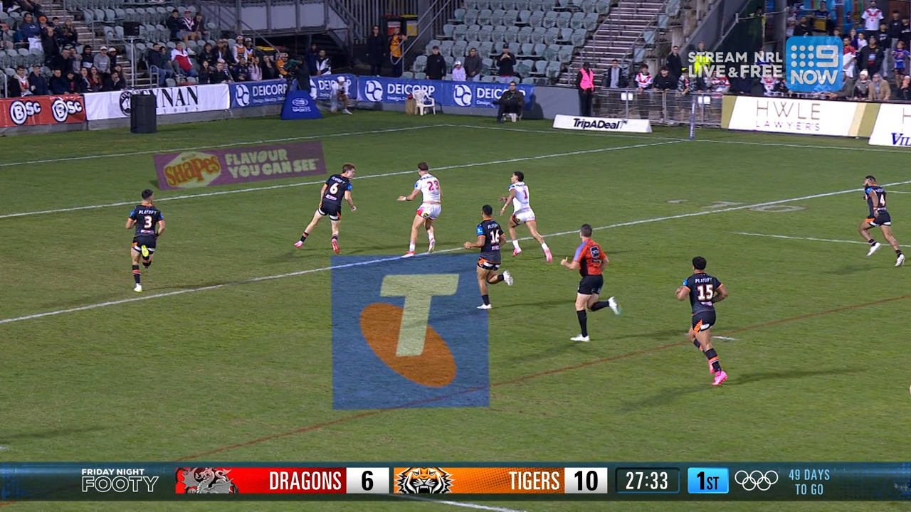 NRL Highlights: Dragons v Tigers - Round 14