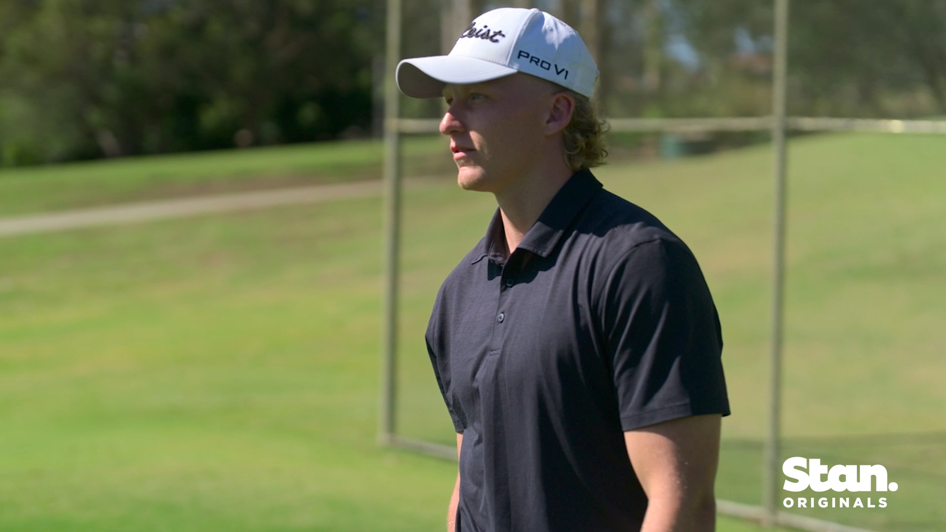 Gordon at home on golf course