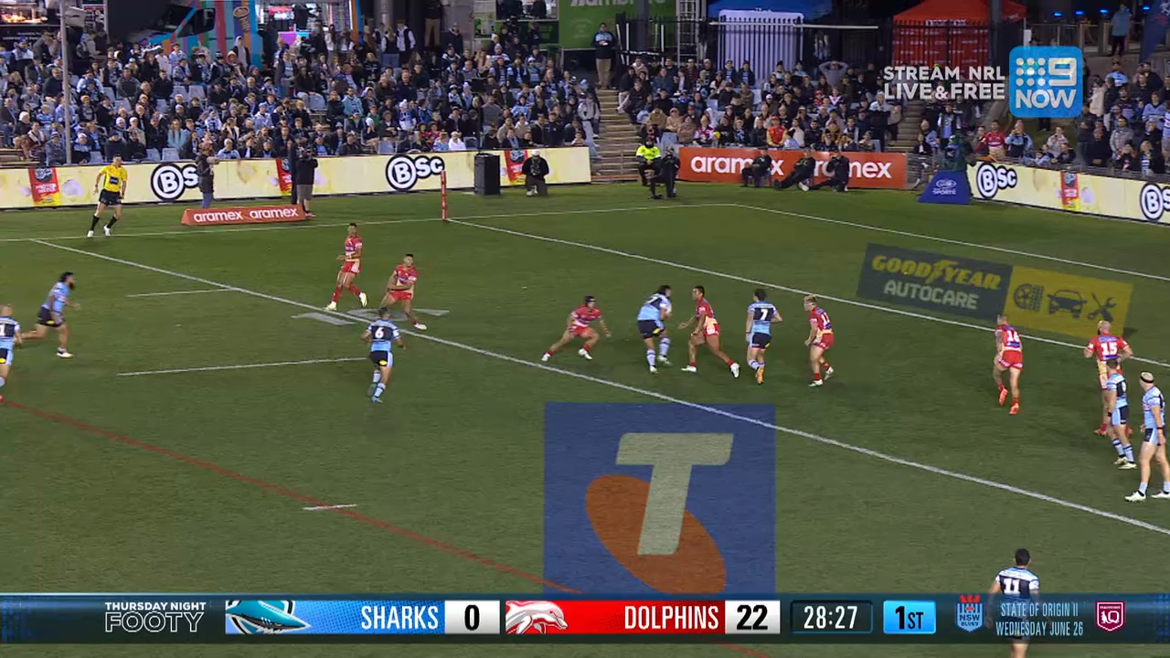 NRL Highlights: Sharks v Dolphins - Round 15